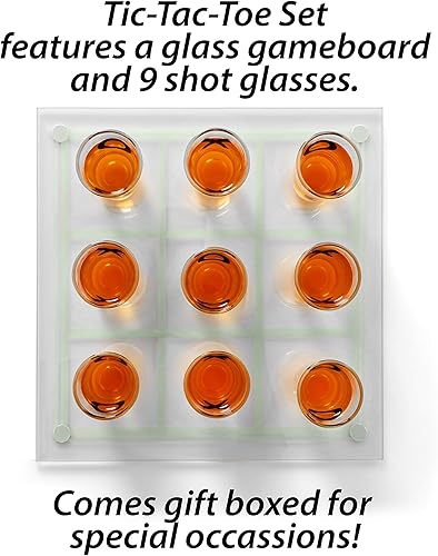 Miniatura 5 de Juego de tres en raya con vasos de chupito, de Maxam