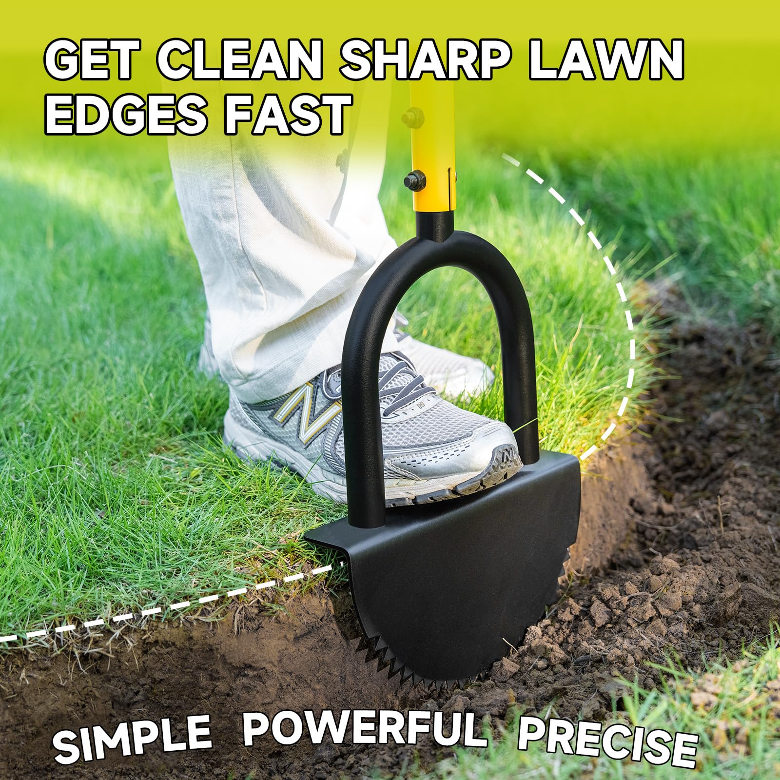 Manual Edger - Create Perfect Lawn Edges -3 Manual Edger - Create Perfect Lawn Edges -3