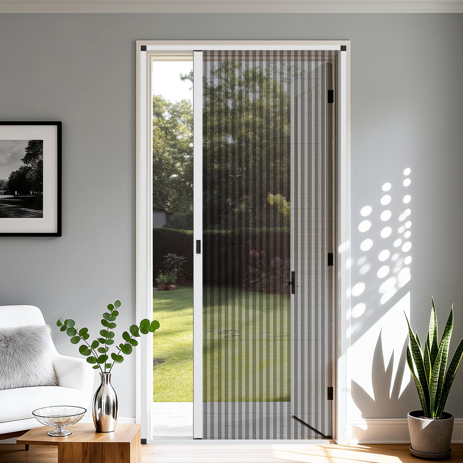MAGZO Retractable Screen Door Fit Doors 32