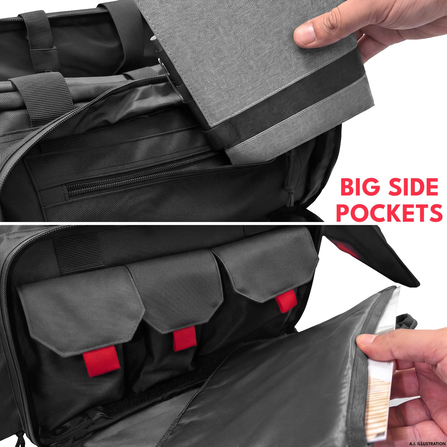 ACE Schakal Duffle Bag - Taktische, robuste Einsatz-Tasche für Outdoor-Sport