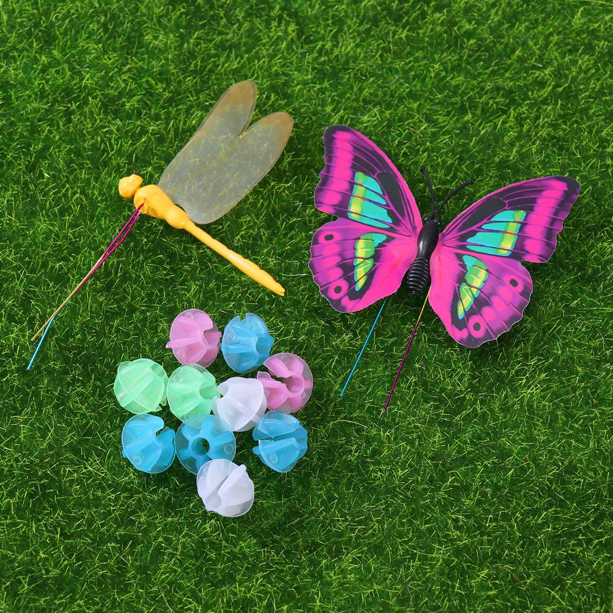 WENTS - 72 Clips Brillants Pour Rayons De Vélo Enfant - Multicolores & Fluo - Faciles à Clipser