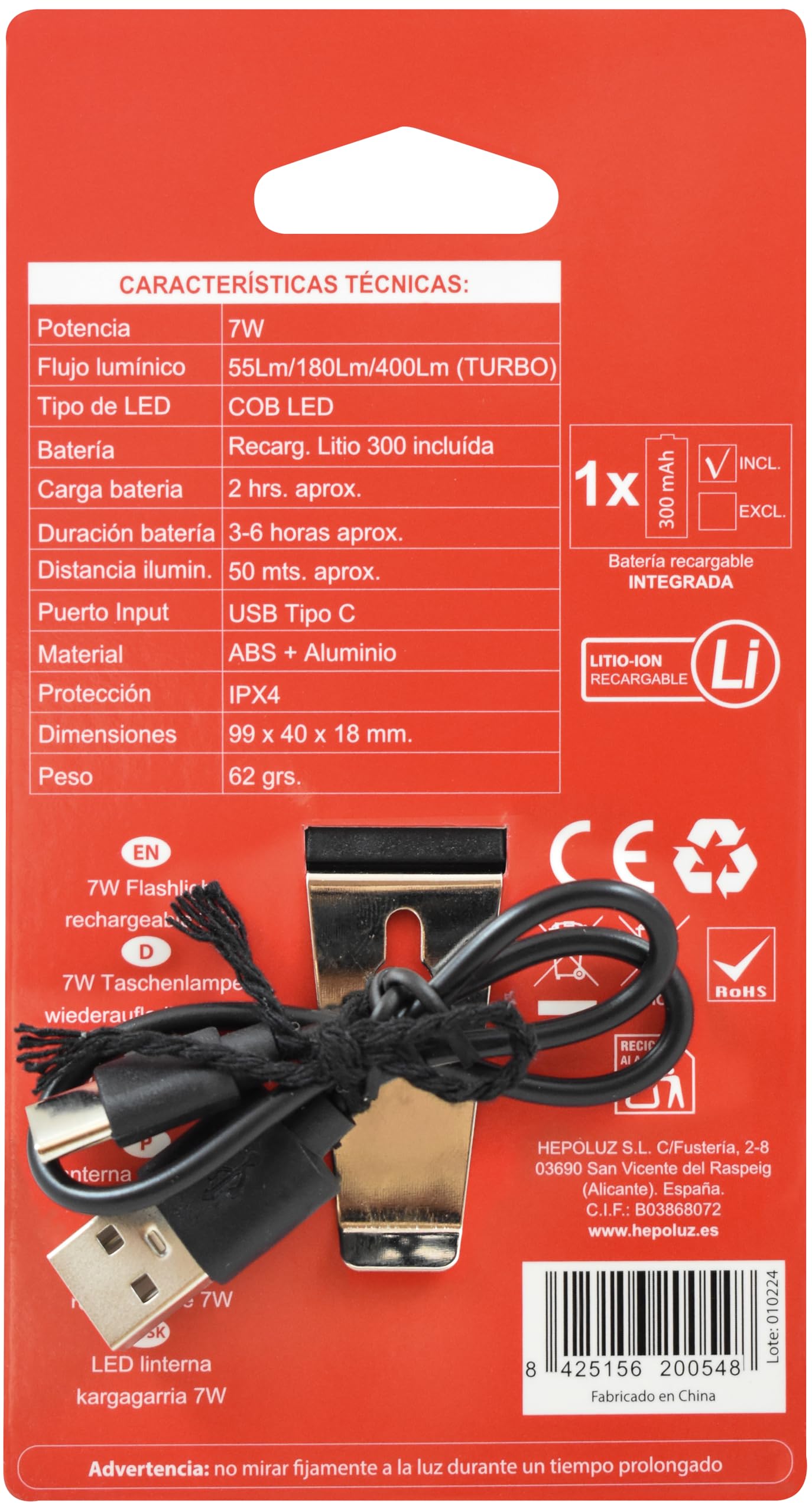 Pack Luz de Emergencia V16 IoT Homologada DGT, Conectividad IoT + Linterna LED Multifunción Lifeguard II
