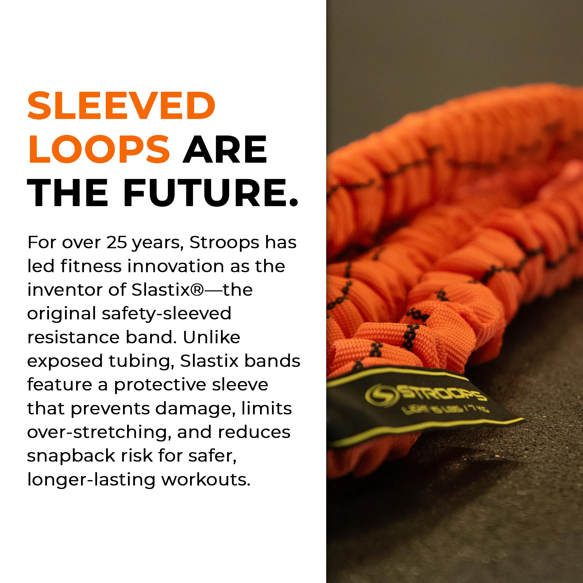 Stroops Slastix Loop Deluxe, Orange