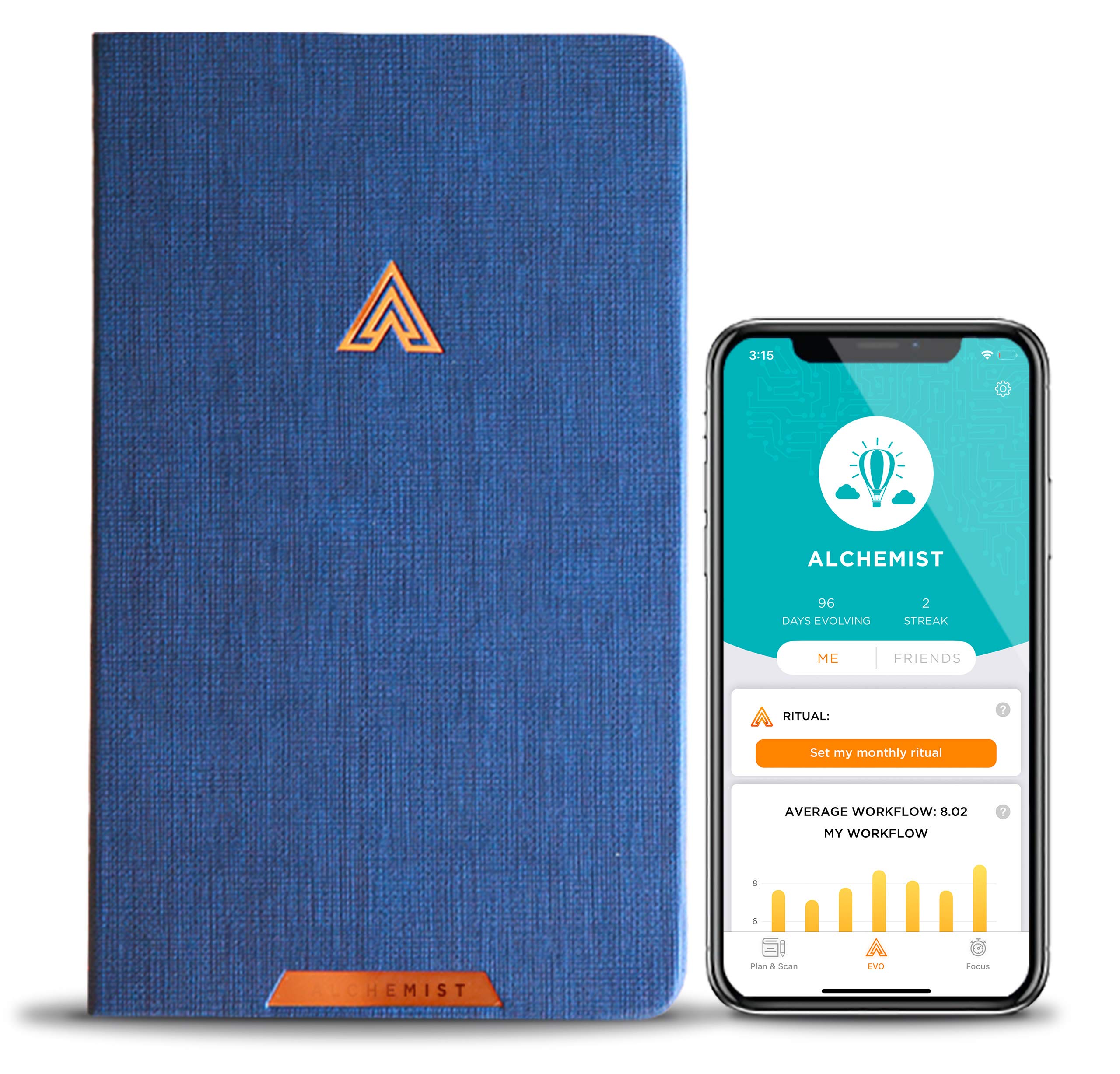 Buy EVO Planner World's First Daily Planner and Journal with Weekly Monthly Agenda and