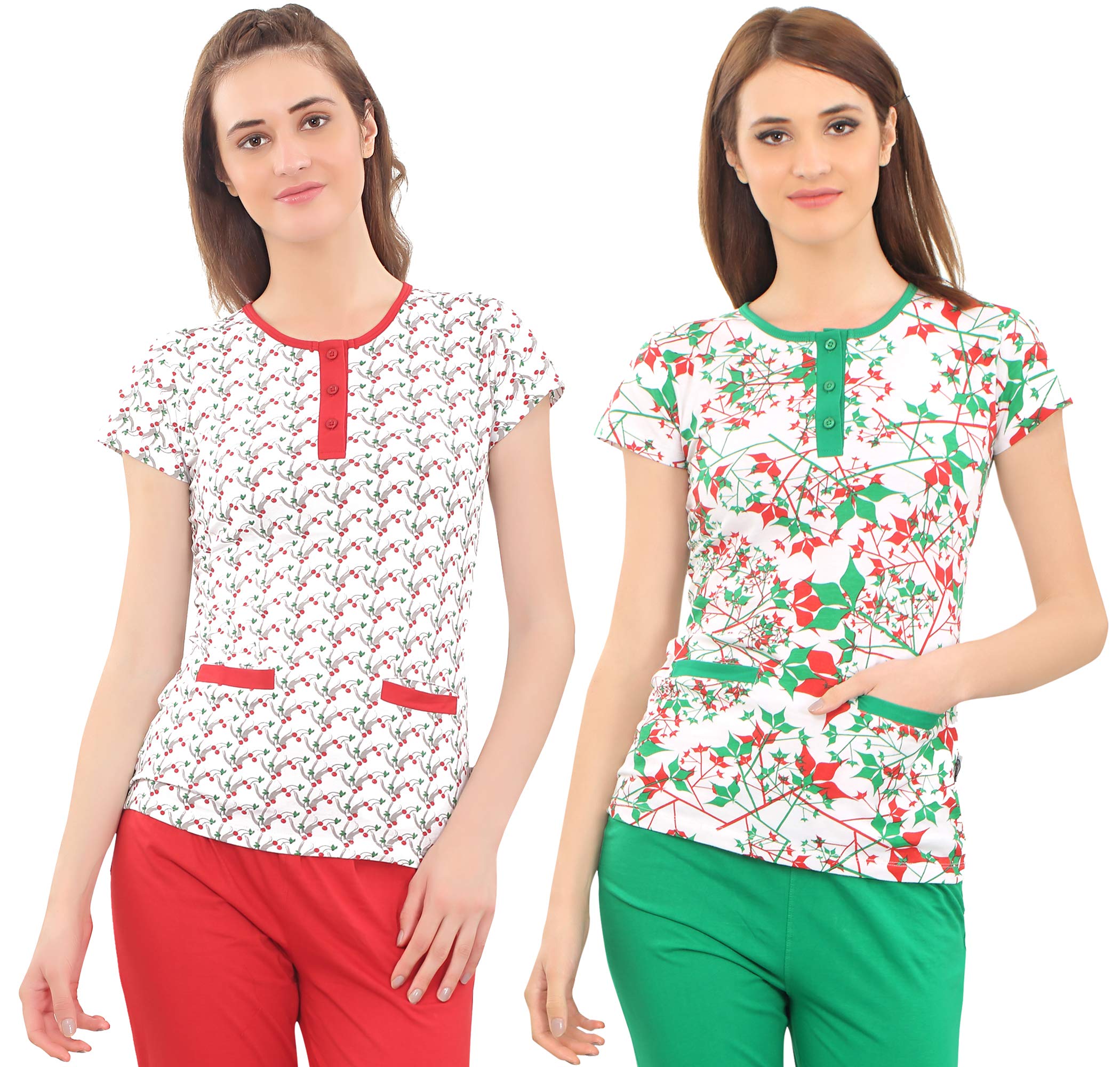 zebu Women's Printed top (Pack of 2)-picture-35