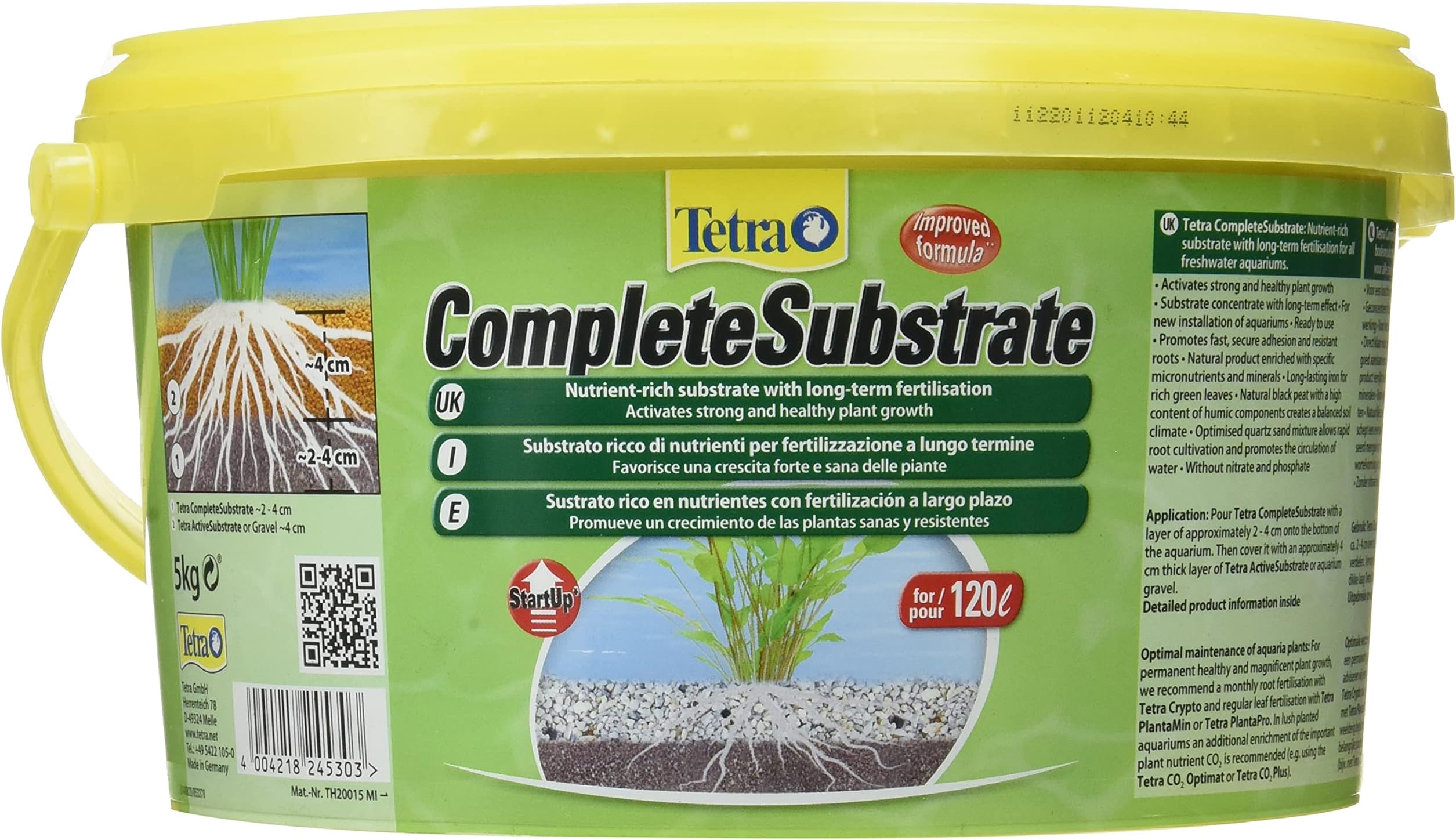 Complete Substrate, Activates Strong and Healthy Plant Growth in an Aquarium, 5 kg