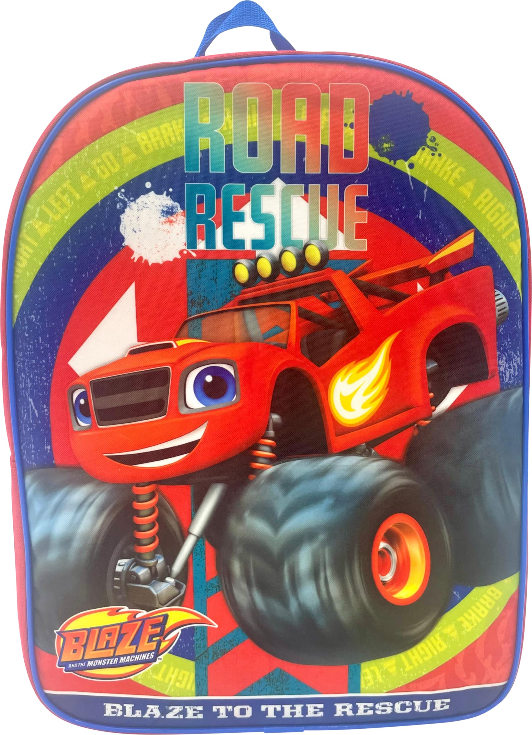 Ruz Kid's Licensed 15 Inch School Bag Backpack (Blaze)