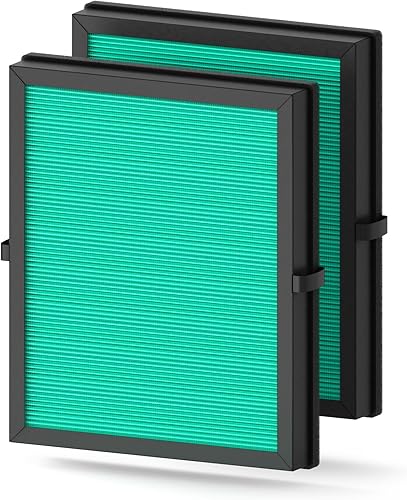 Miniatura 7 de CFKREYA Paquete de 3 filtros de repuesto para purificador de aire AROEVE MK04 MG04JH filtro H13 True HEPA en comparación con la parte MK04LX