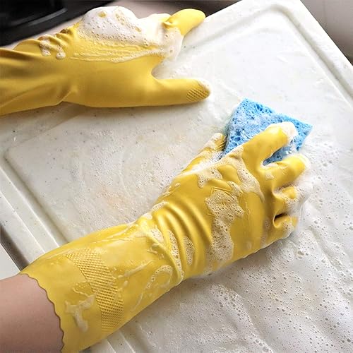 Miniatura 10 de Playtex HandSaver Rubber Gloves for Kitchen and Household Cleaning 6 Pairs