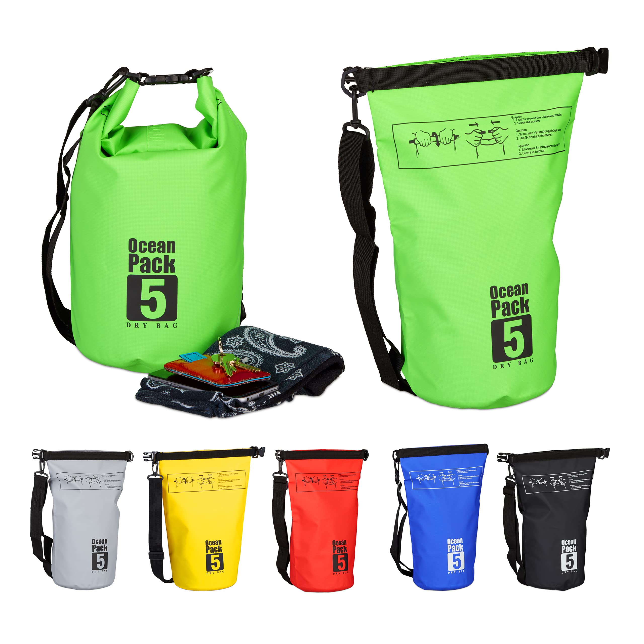 Relaxdays Ocean Pack Waterproof Bag