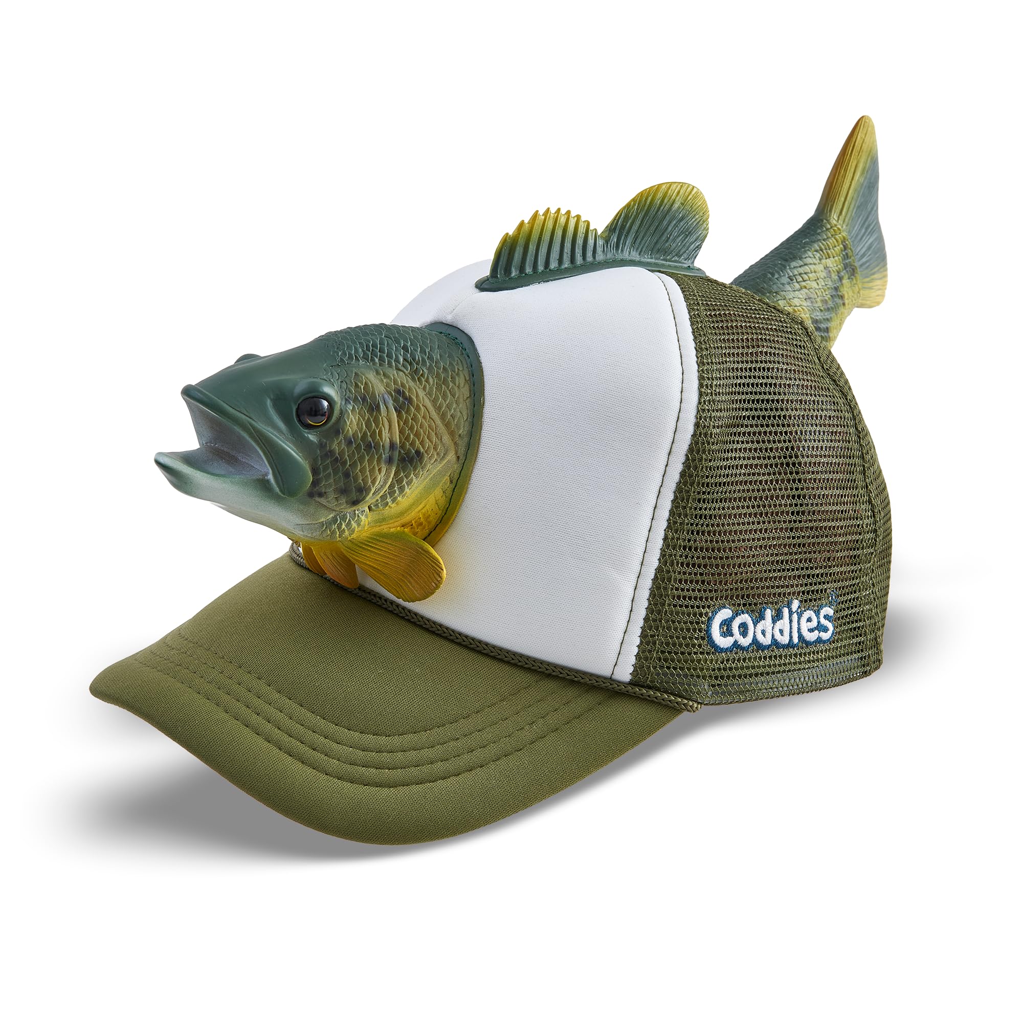 Bass Fish Hat - Hilarious Novelty Bass Fishing Hat, Perfect Gag Fishing Gift for Anglers, Dads & Fish Enthusiasts