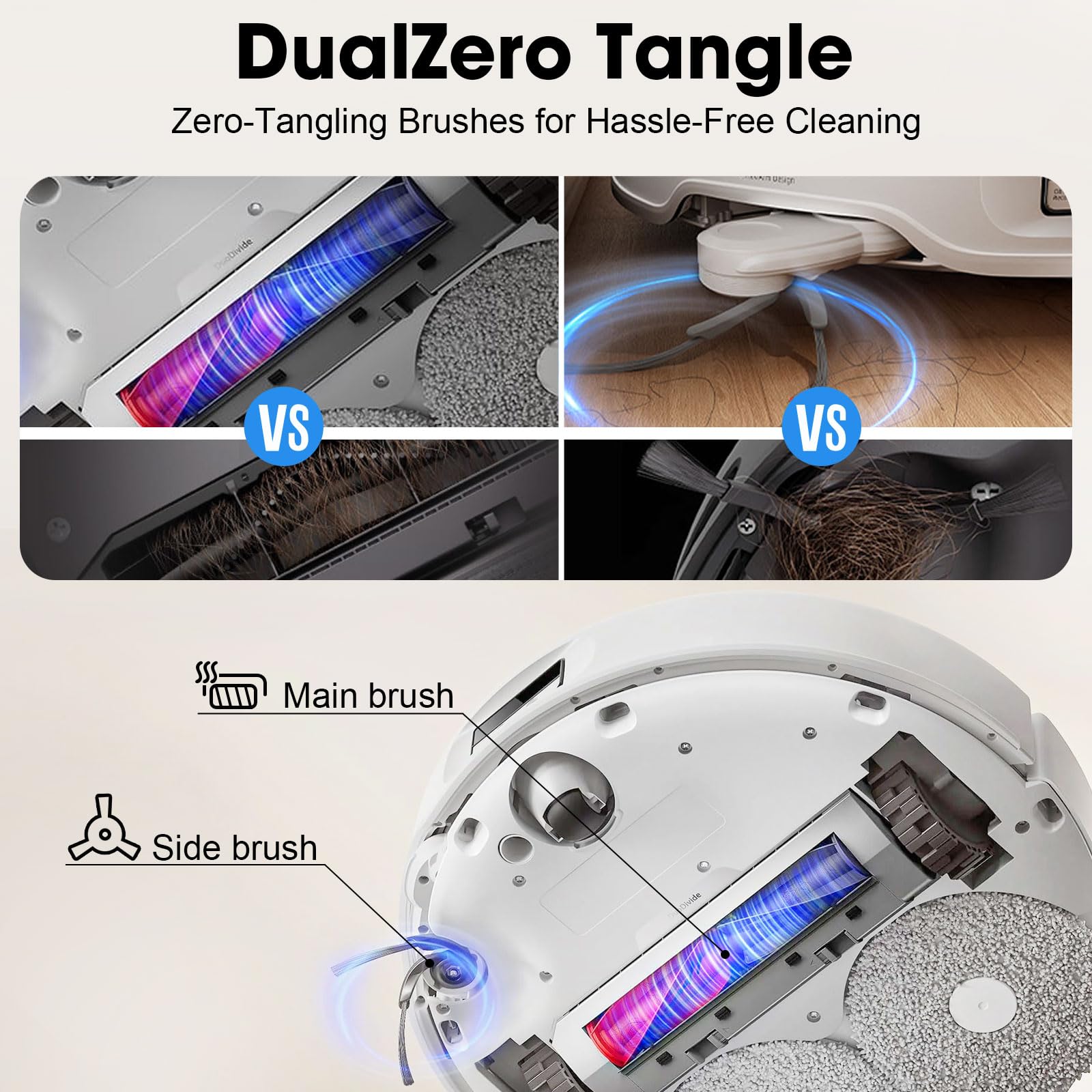 Accesorios para Roborock Qrevo Curv/Qrevo Edge/Qrevo S5V/5AE | Repuestos para Qrevo Curv S5X/Qrevo Edge S5A, Cepillos Principales, Filtros Hepa, Bolsas De Polvo, Paños De Fregona