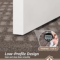 Vista 4 de BEQHAUSE Tapete para puerta de 20 x 32 pulgadas, tapete para puerta de entrada interior, tapetes para perros para patas de barro, absorbentes