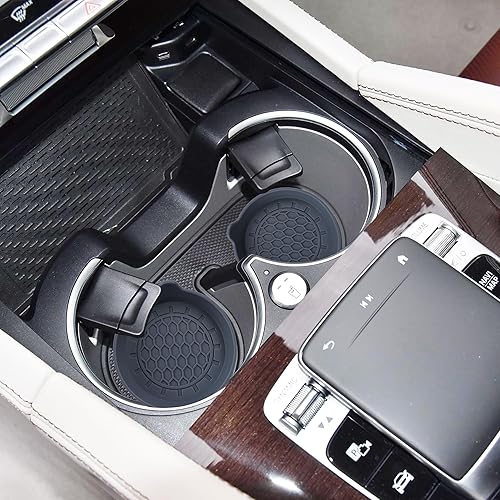 Miniatura 6 de Amooca Portavasos universales para automóvil, impermeables, antideslizantes, a prueba de derrames, accesorios para el interior del automóvil,