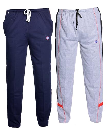 Men's Slim Fit Track pants(Pack of 2)