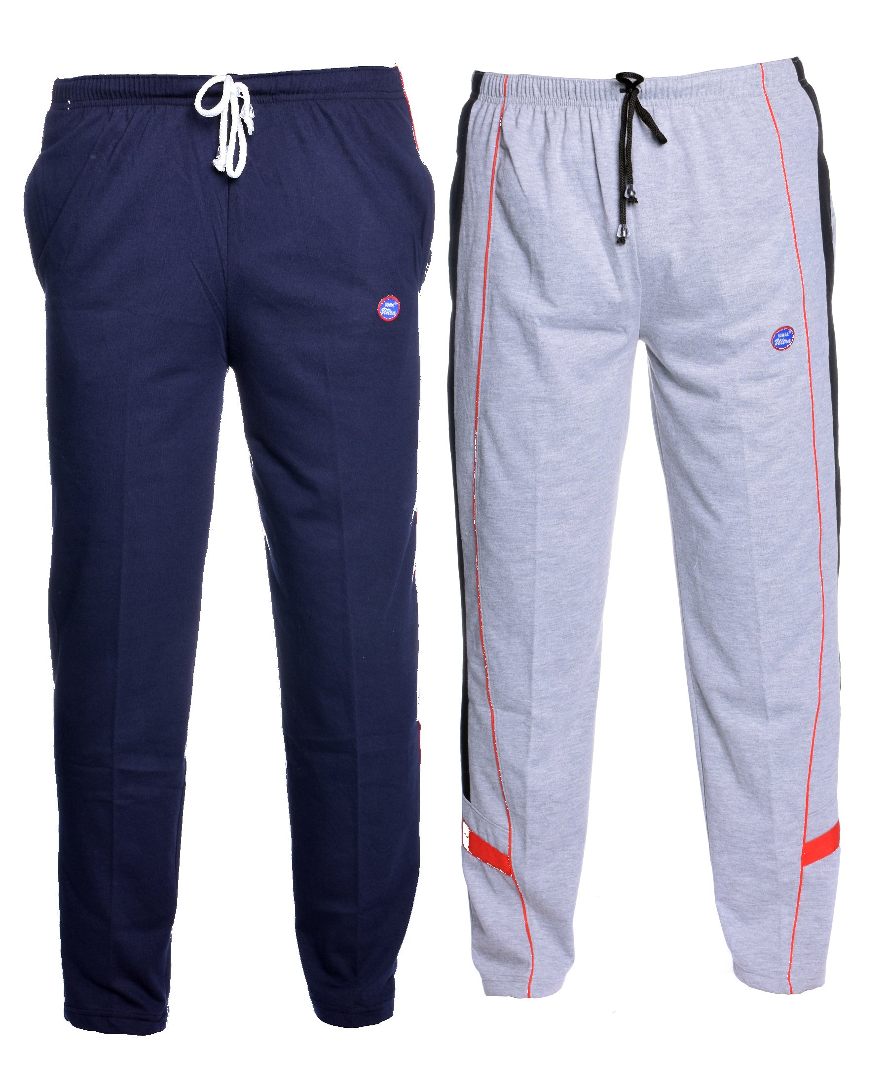Men's Slim Fit Track Pants(Pack of 2)