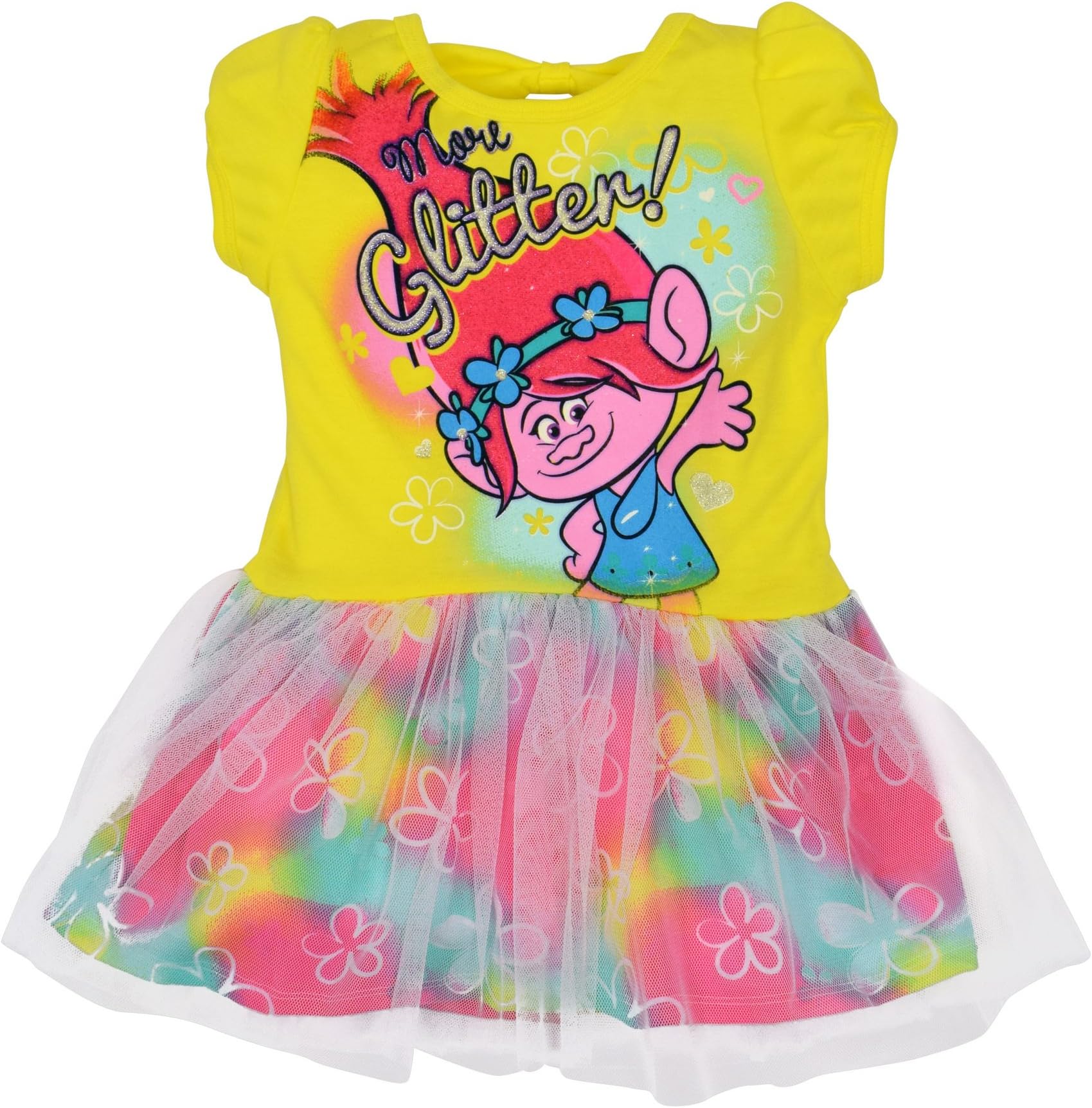 DreamWorks Trolls Toddler Girls' Dress - Poppy, Yellow