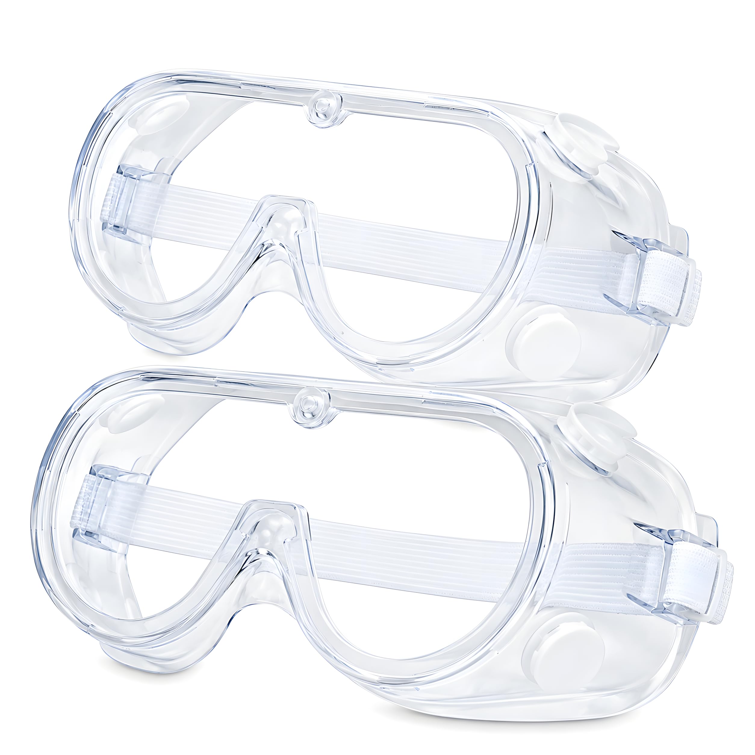 Safety Goggles Over Glasses, Anti Fog Protective Eyewear for Chemistry Lab, Woodworking, Mowing, Construction