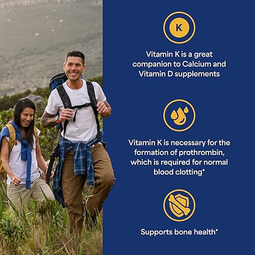 Miniatura 2 de La vitamina K 100 mcg apoya la salud de los huesos y las articulaciones, 100 unidades de Puritan's Pride