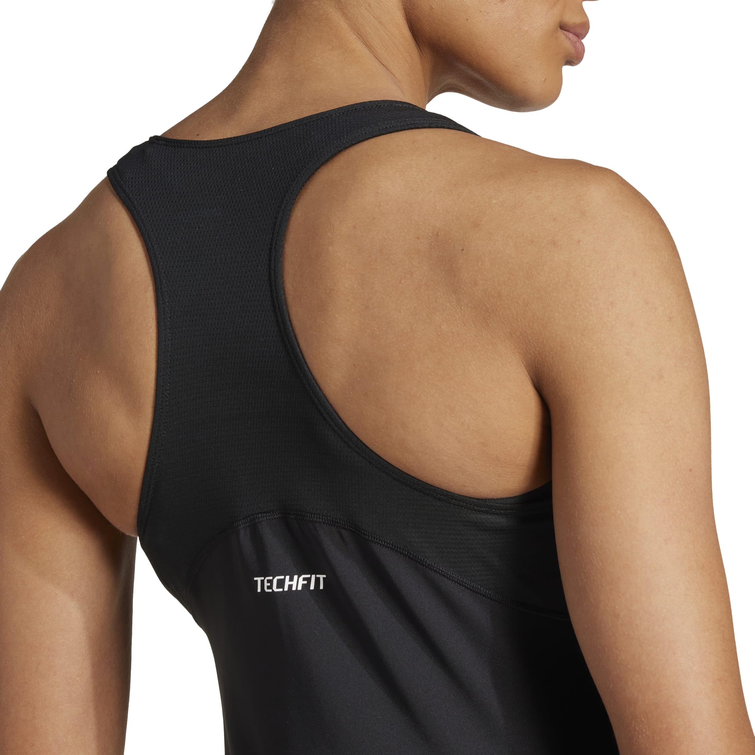 adidas Kobiety TECHFIT Racerback Training Tank Top, BLACK, S