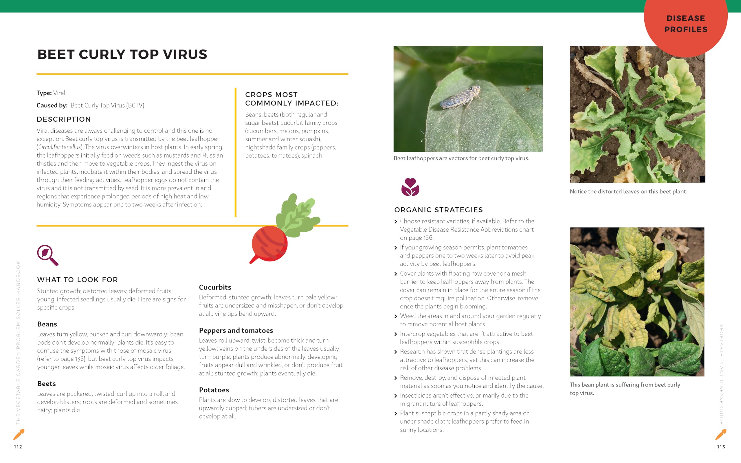 The Vegetable Garden Problem Solver Handbook: Identify and manage diseases and other common problems on edible plants