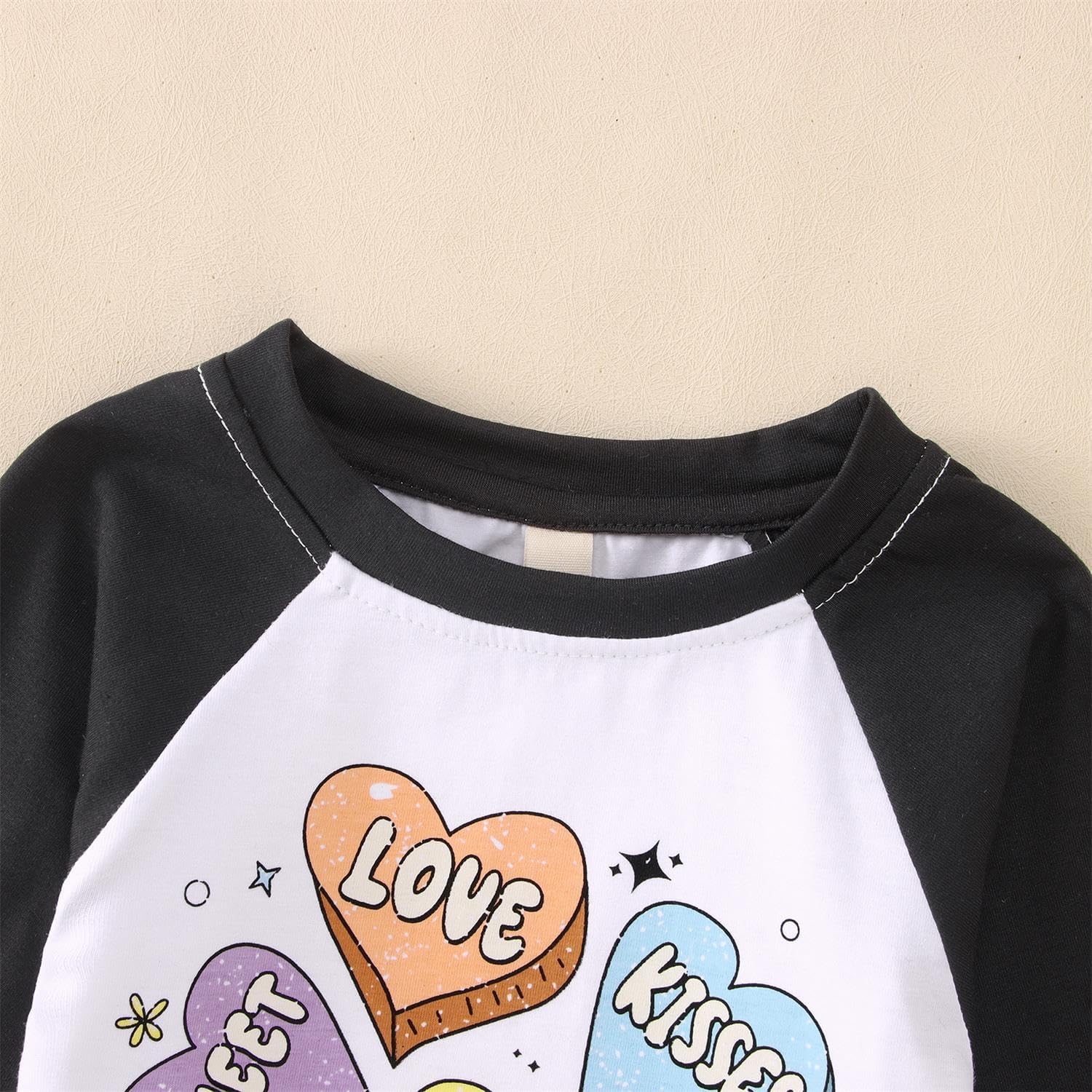 Toddler Girl Valentines Shirt Cute Love Heart Graphic T-Shirt Funny Valentines Raglan Long Sleeve Tee Tops - Image 7