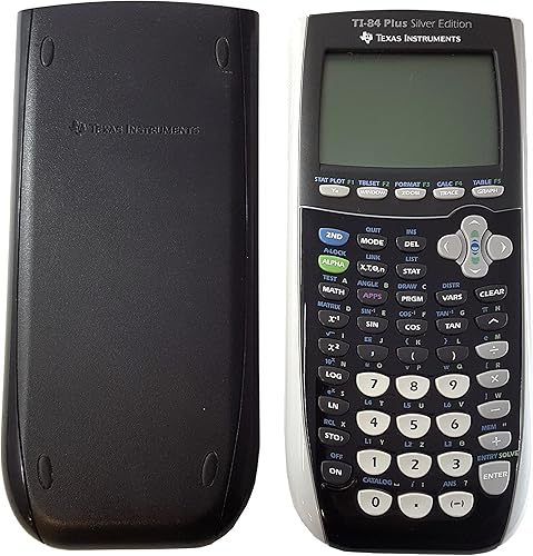 Texas Instruments TI-84 Plus - Calculadora gráfica, color negro y gris oscuro (renovada)