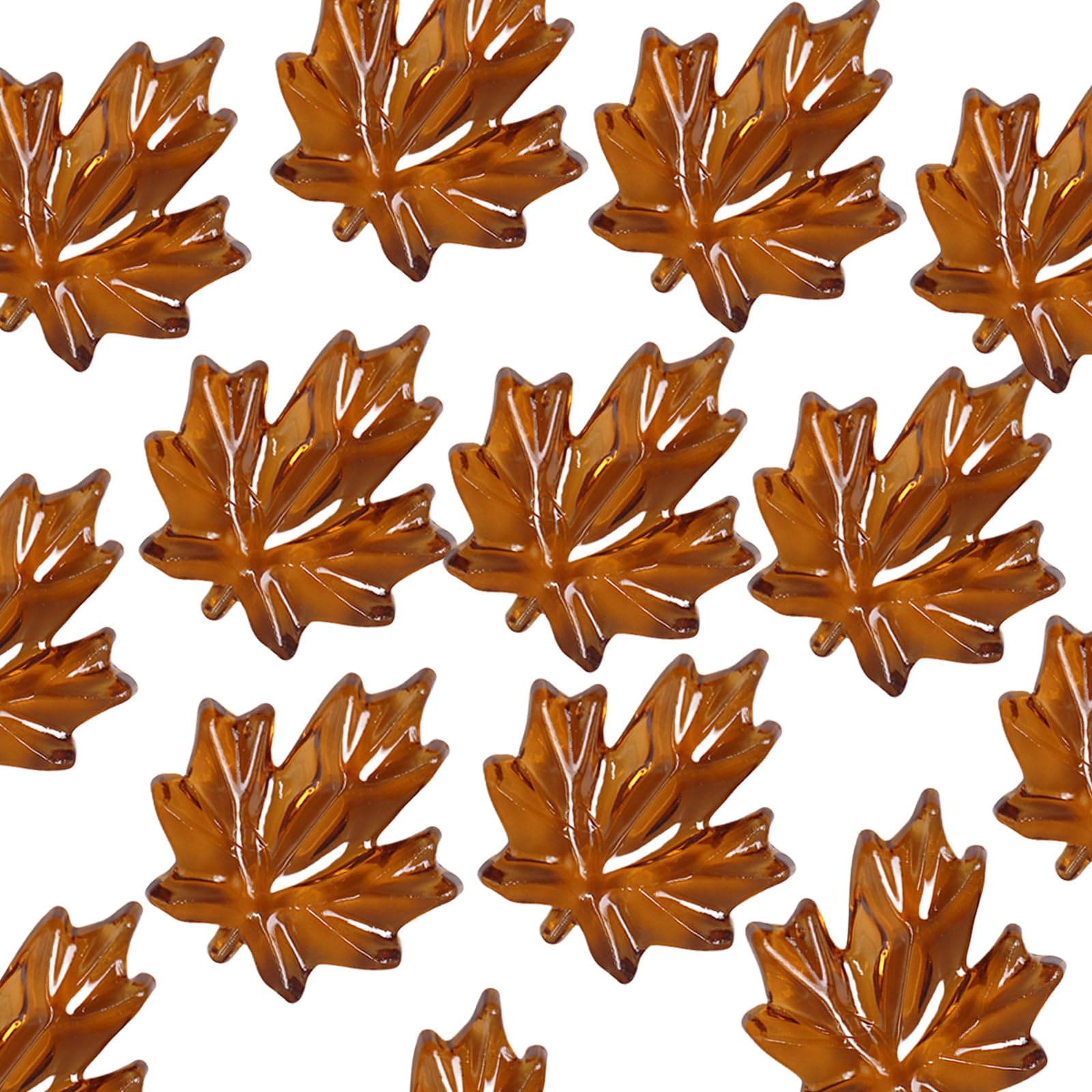 Kalttoy 120Pieces Thanksgiving Acrylic Vase Fillers for Tablescape and Creative Projects Harvest Festival Supplies Seasonal Party Embellishments