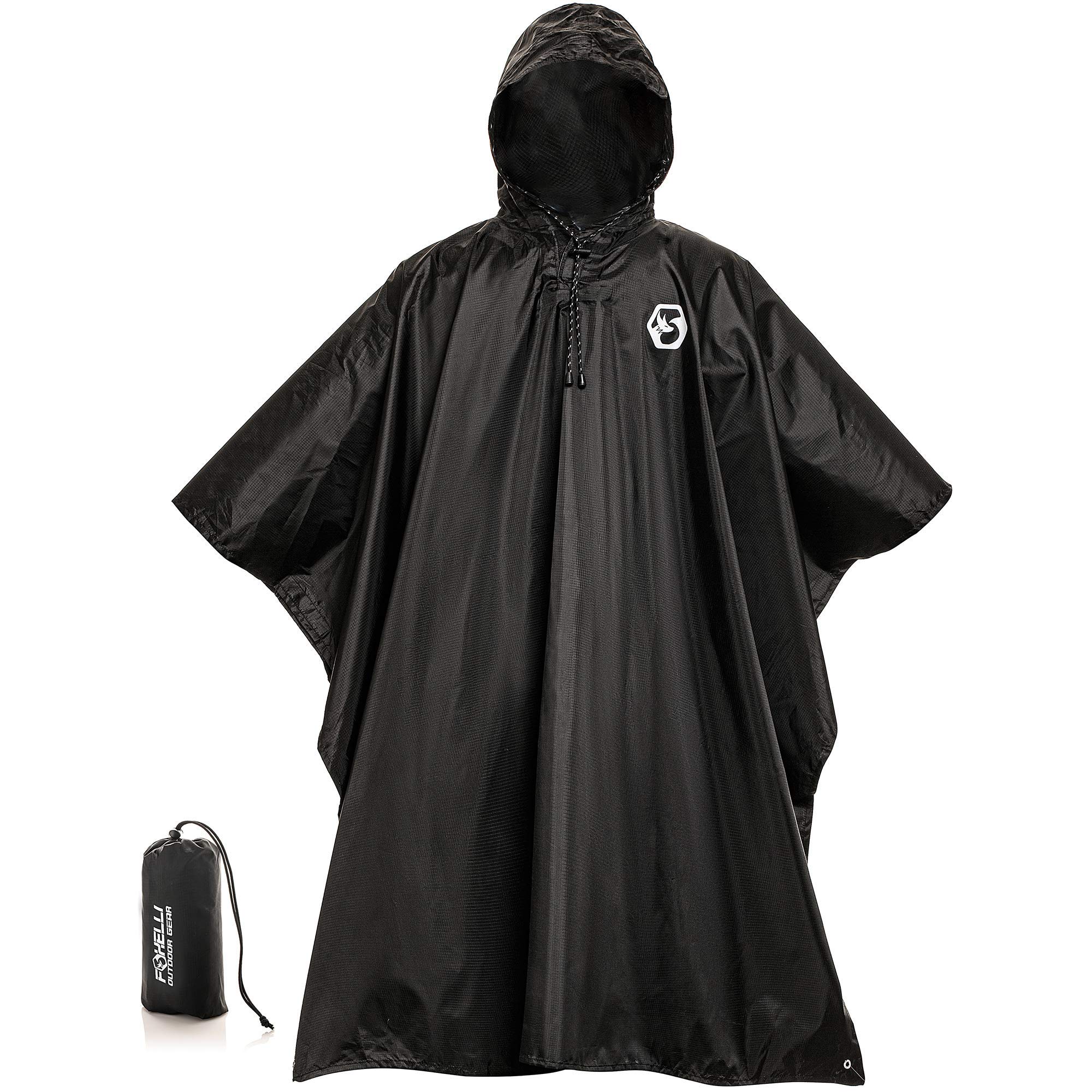 hooded rain cape
