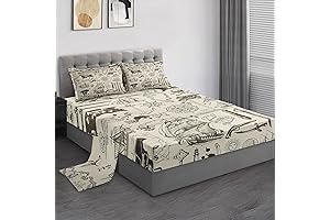4 Piece Pirate Bedding Set: Nautical Adventure for Restful Nights