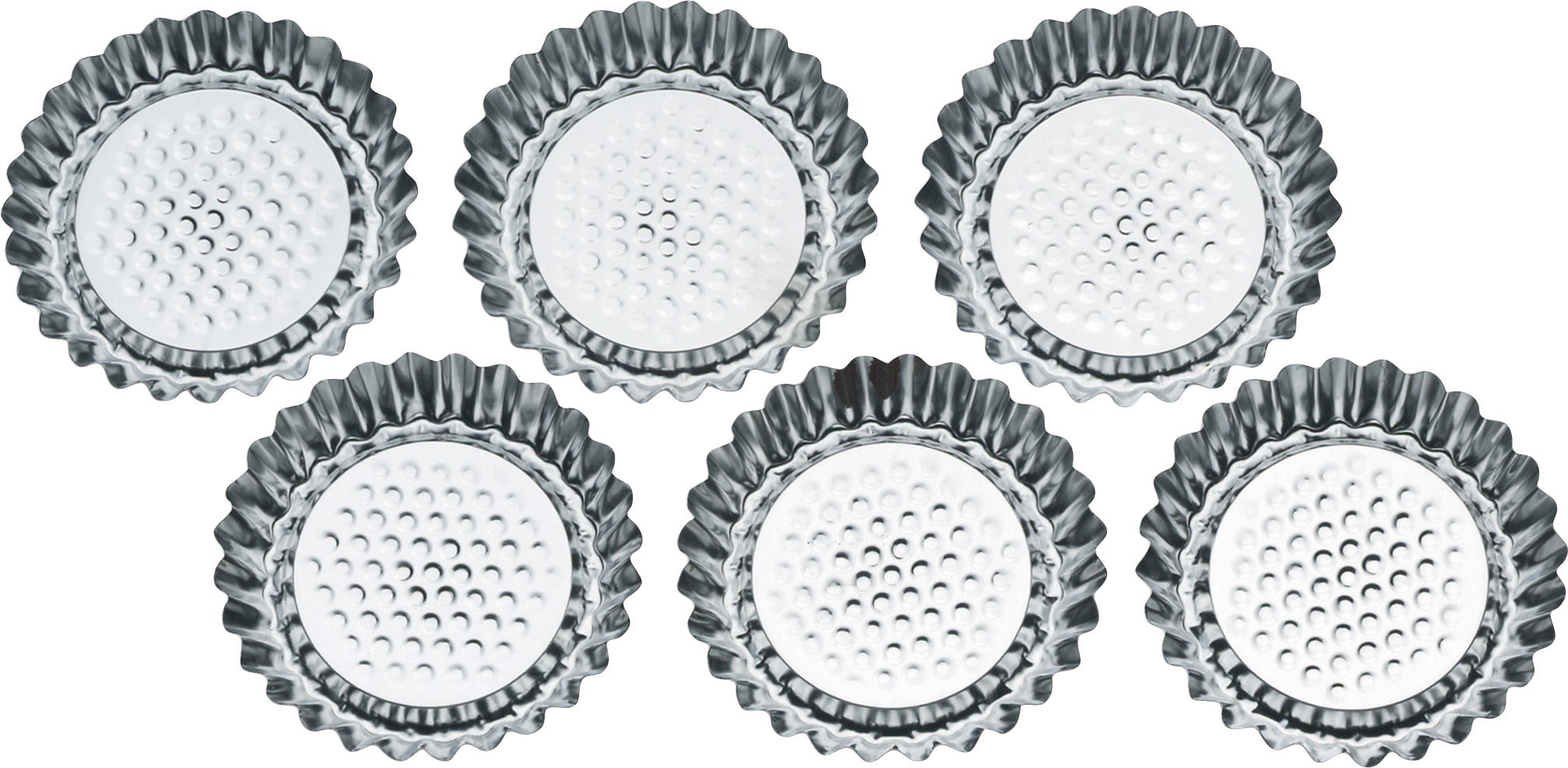 Ghidini Sweet Sweet Chrome 6 In Presentation Box