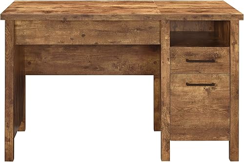 Miniatura 2 de Coaster Furniture Delwin 881240 - Armario de archivos con tapa de elevación antigua, nuez moscada