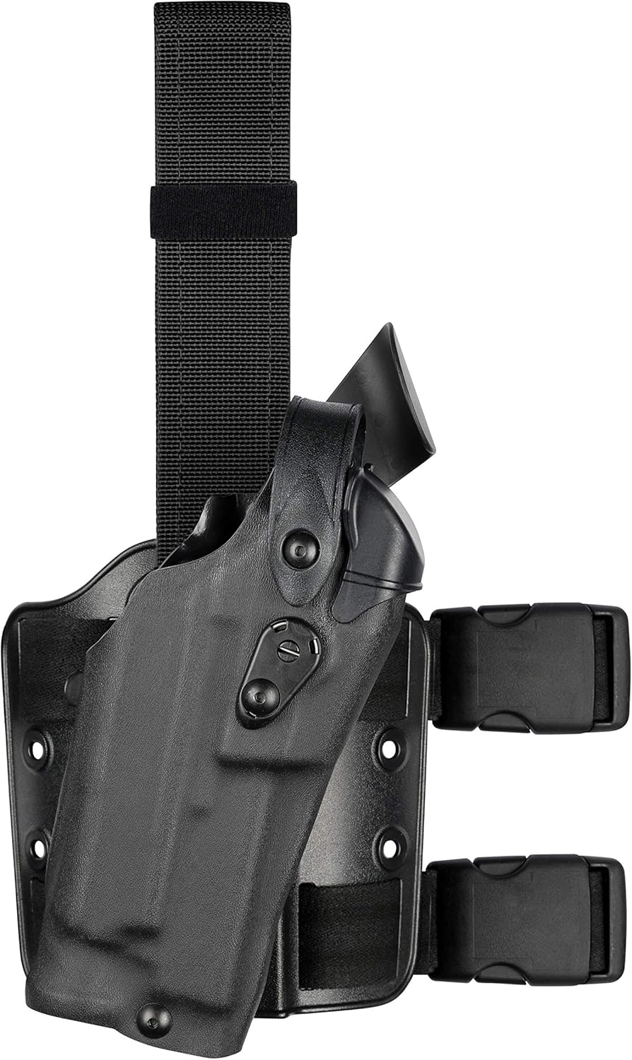 Safariland 6304 ALS Tactical Leg Holster For Glock 19 - Black STX With Automatic Locking System