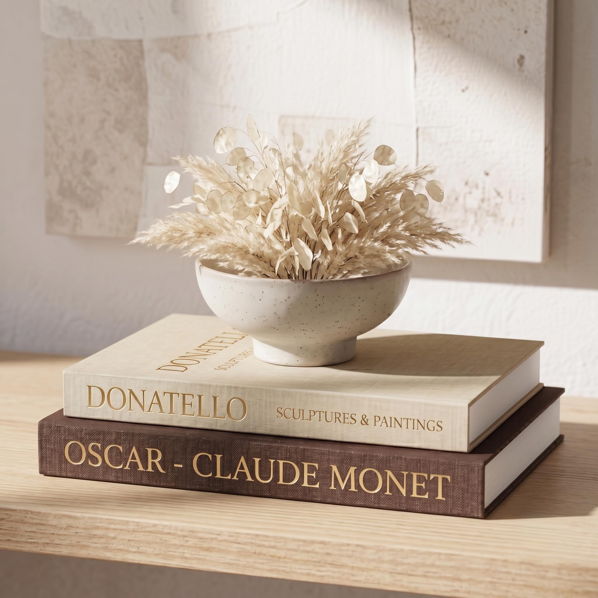 Decorative Faux Books for Home Decor, Brown - Beige, Set of 2 Fake Books | Secure Magnet…