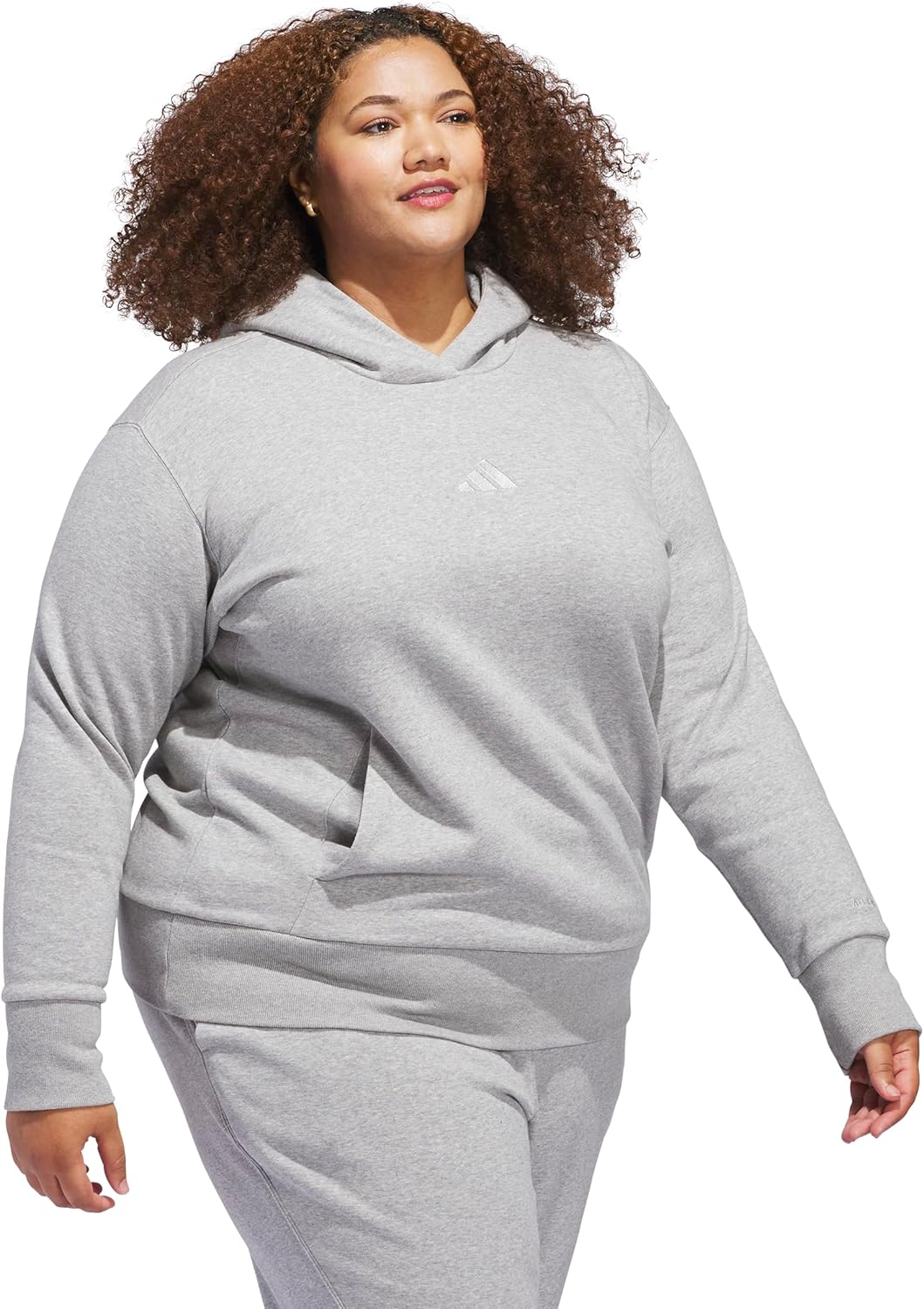 adidas womens All Szn Fleece Loose Hoodie - Image 2