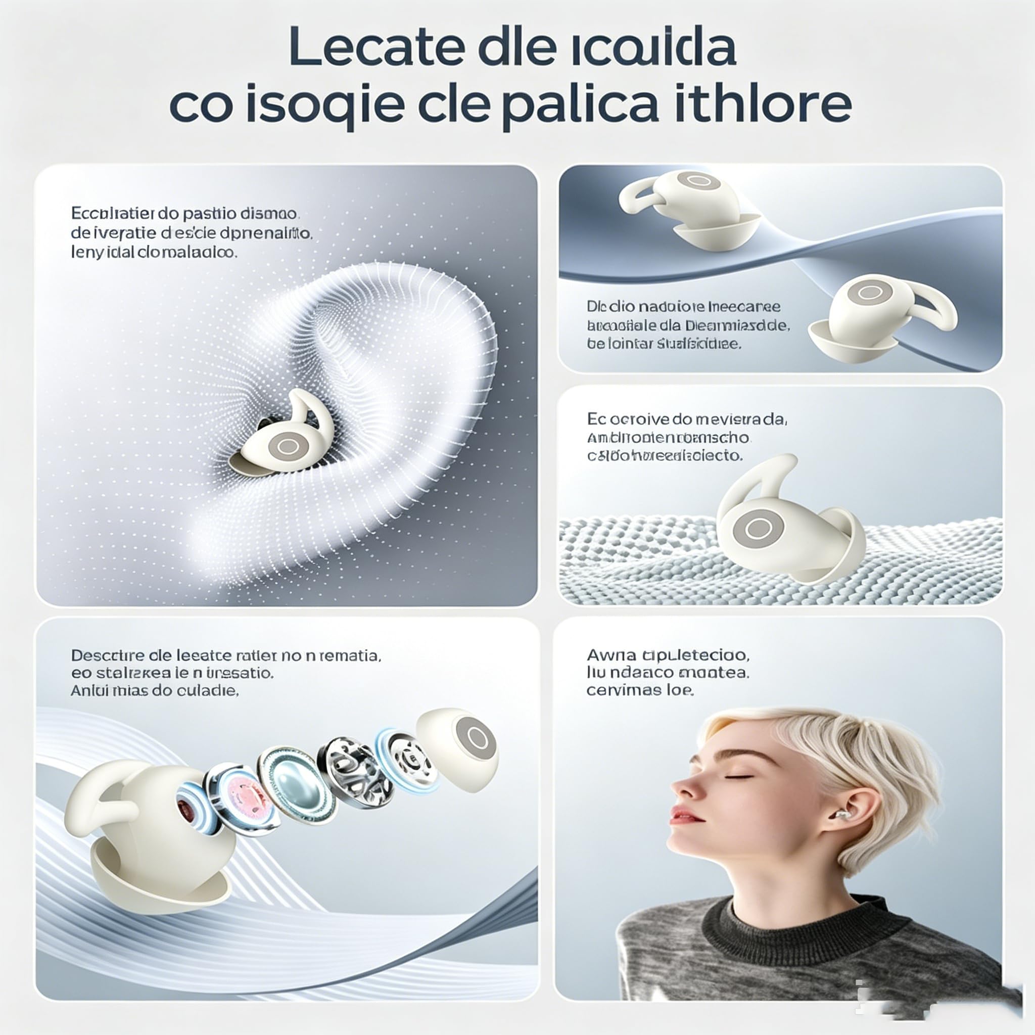 MEIION Artevive Bluetooth Moto Earbuds Articoli per Uso Motociclistico - Earbuds Bluetooth per Moto
