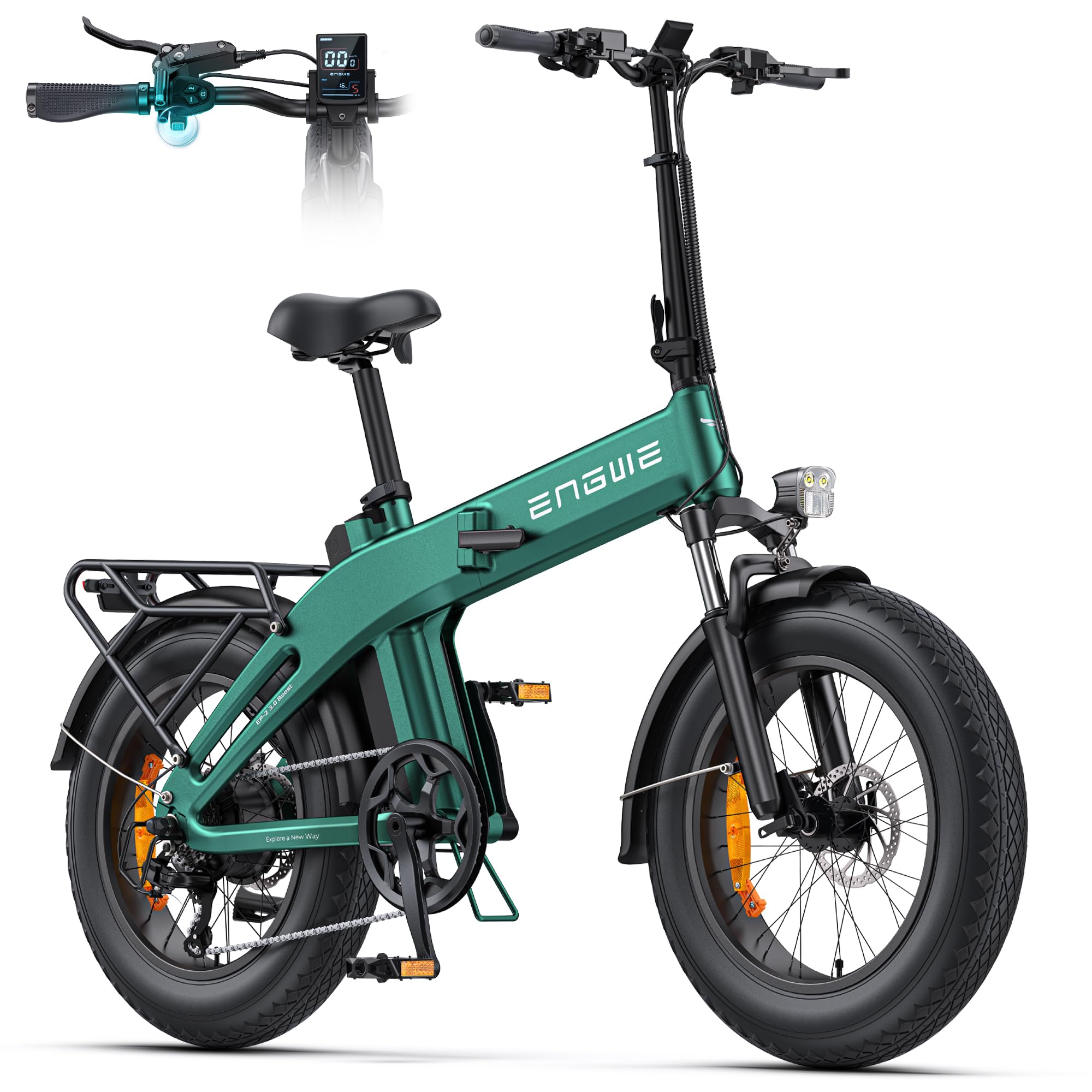 ENGWE EP-2 3.0 Boost Vélo Électrique Pliable 48V 13,5Ah 120km Freins Hydrauliques