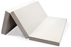 Milliard Tri-fold Memory Foam and Spring Mattress with Washable Cover