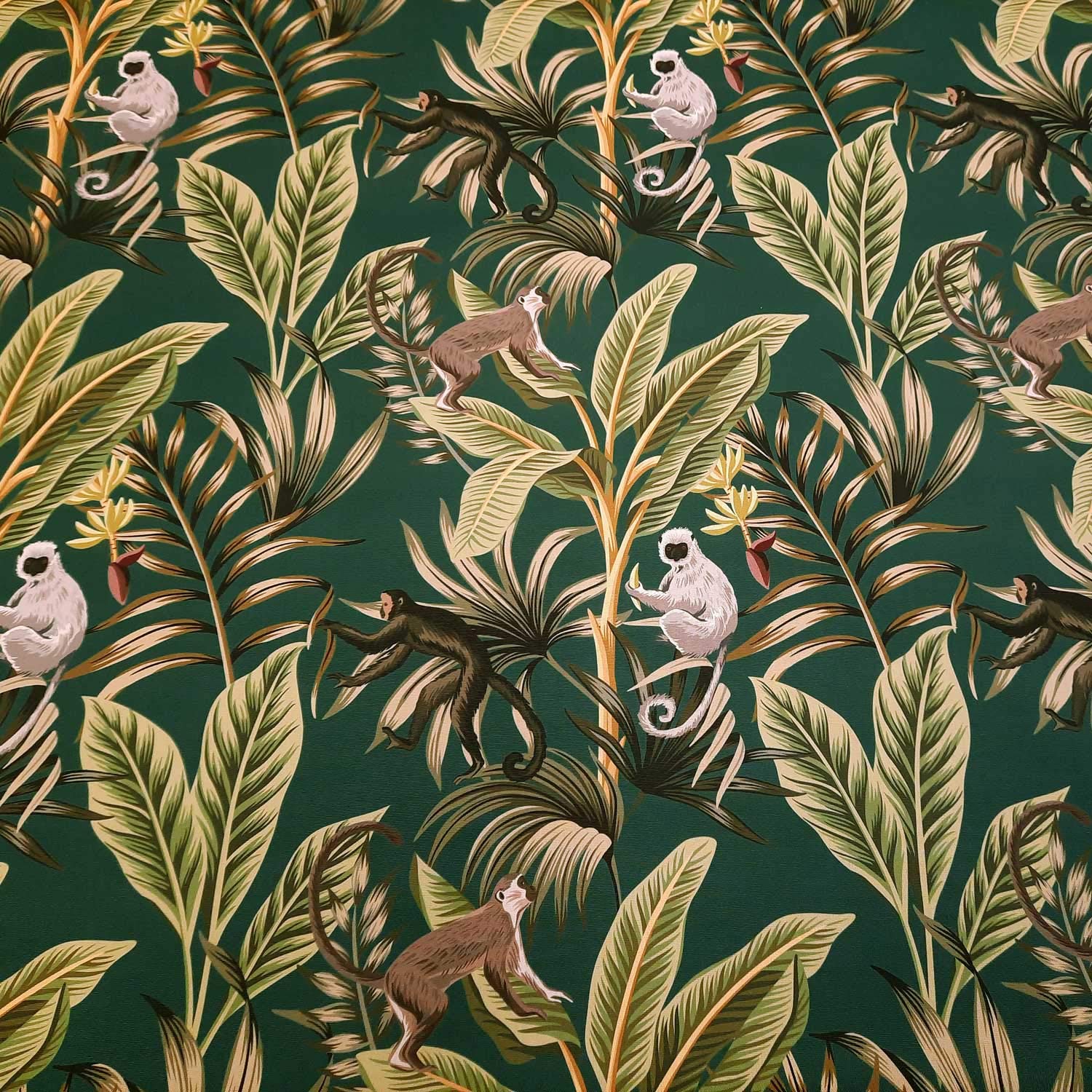 Markisenstoffe Meterware Outdoor Stoff Meterware Affen Dschungel