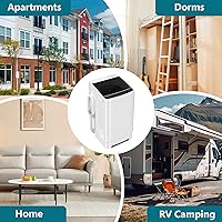 Vista 7 de Lavadora portátil, 2.1 pies cúbicos de lavado y centrifugado completamente automático combinado con 10 programas, máquina de lavandería eléctrica