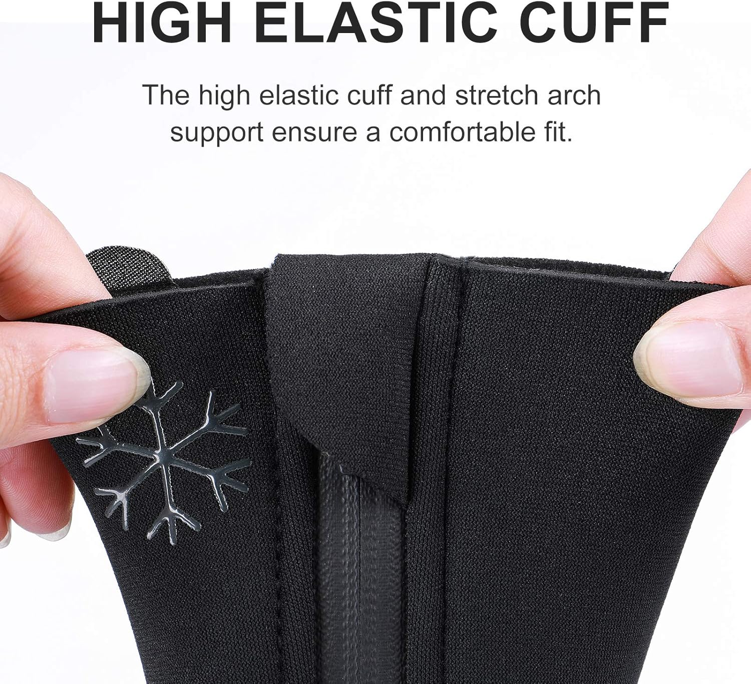 Cycling Shoe Covers Cold Weather for Men Women - Waterproof Shoe Covers Winter Outdoor Sports - Rain Cycling Overshoes, Road/Mountain Bike Booties - Image 5