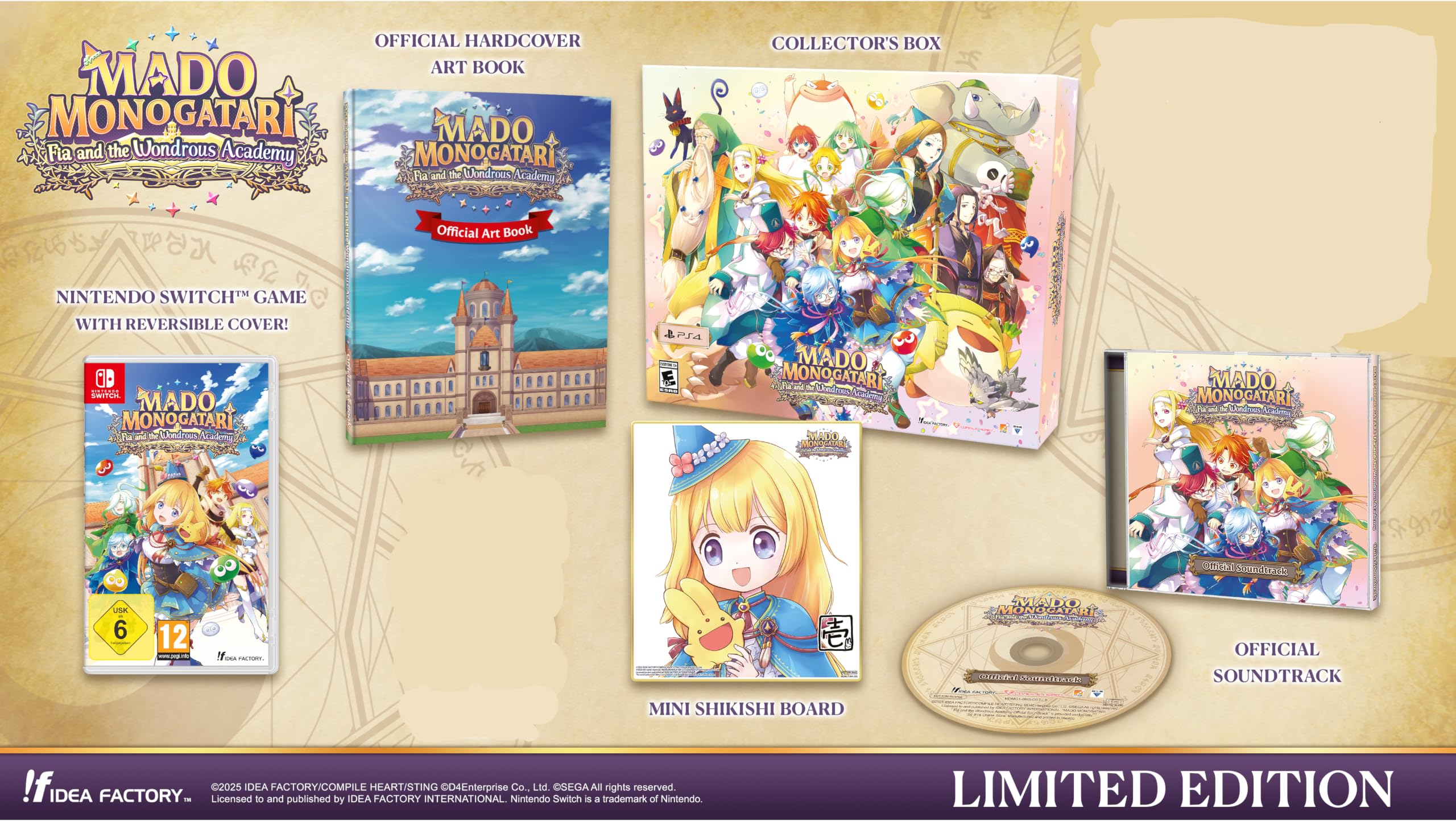 MADO MONOGATARI: Fia and the Wondrous Academy - Limited Edition (Nintendo Switch)