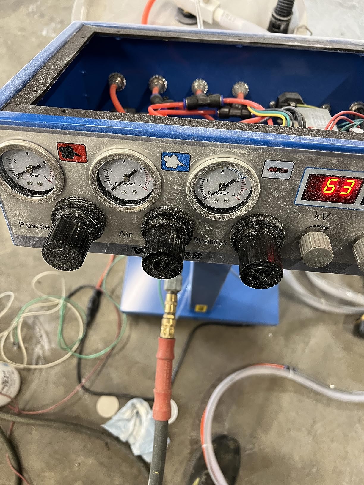 15/mo Finance Mophorn 40W 45L Electrostatic Powder Coating Machine with Spraying Gun Paint