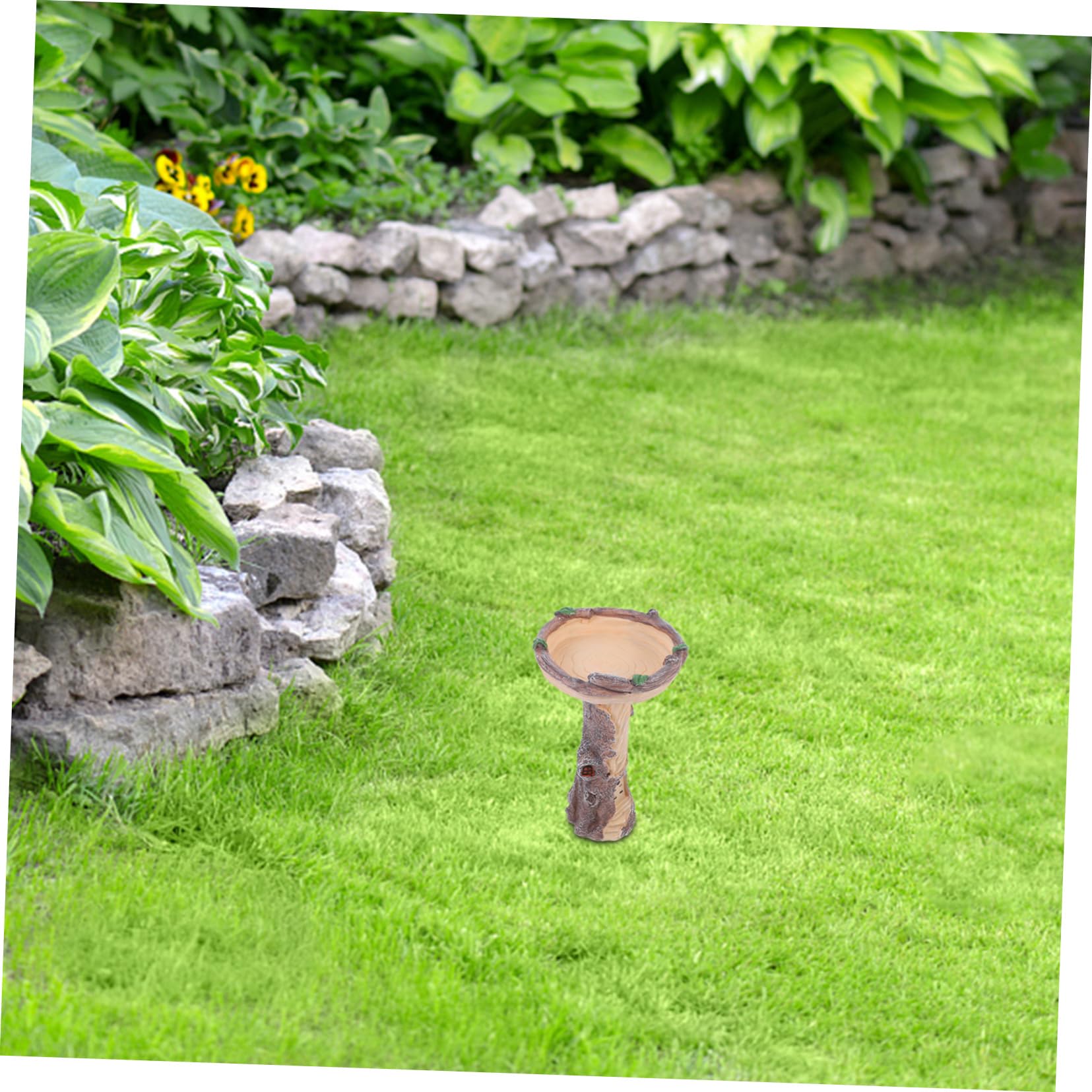 Levemolo Mangiatoia Per Uccelli Con Stile Decorativo Bagno Per Uccelli Da Giardino Per Esterni Facile Da Pulire Per e Cortili