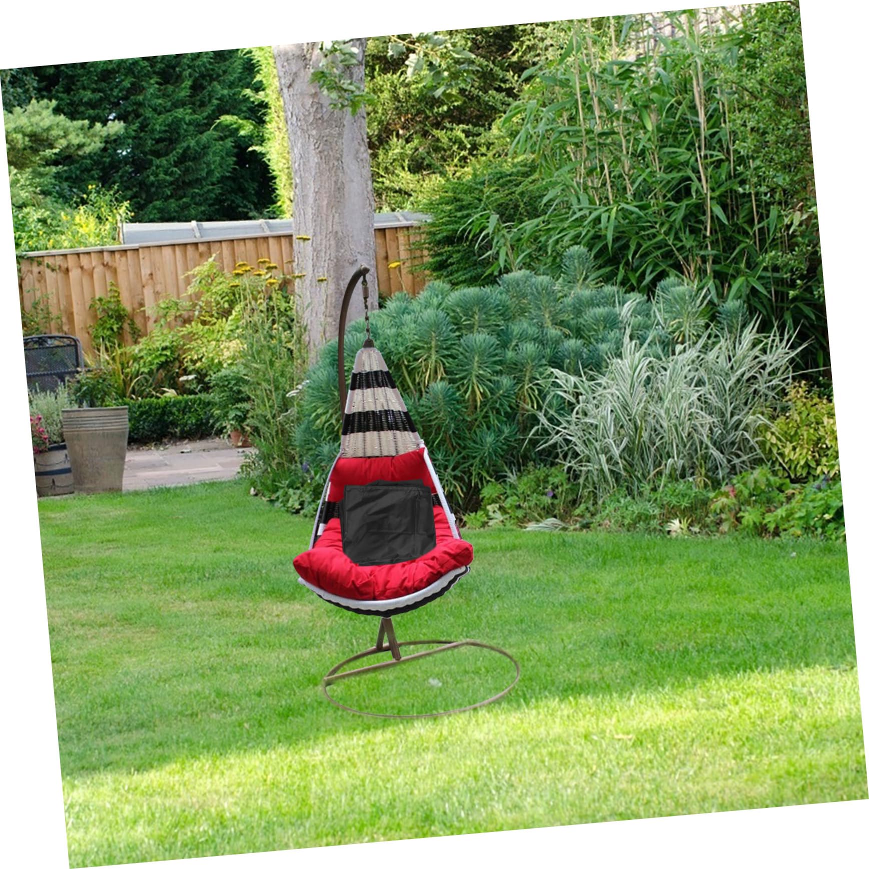 Housse Chaise Œuf Imperméable Polyester Résistant Protection Extérieure pour Fauteuil Suspendu Patio Jardin Balcon Housse de Siège et Anti-déchirure