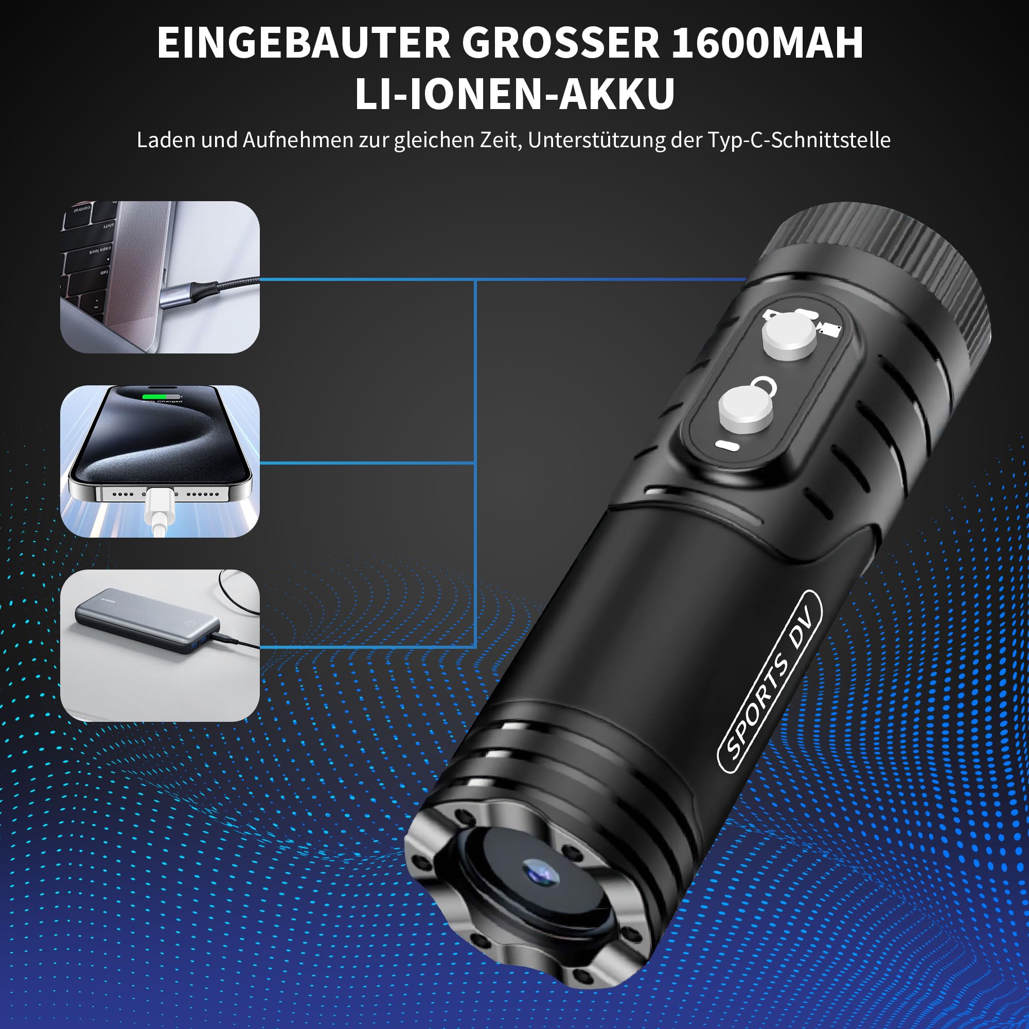 Nilox, Action Cam NBA, Action Camera WiFi Con Risoluzione