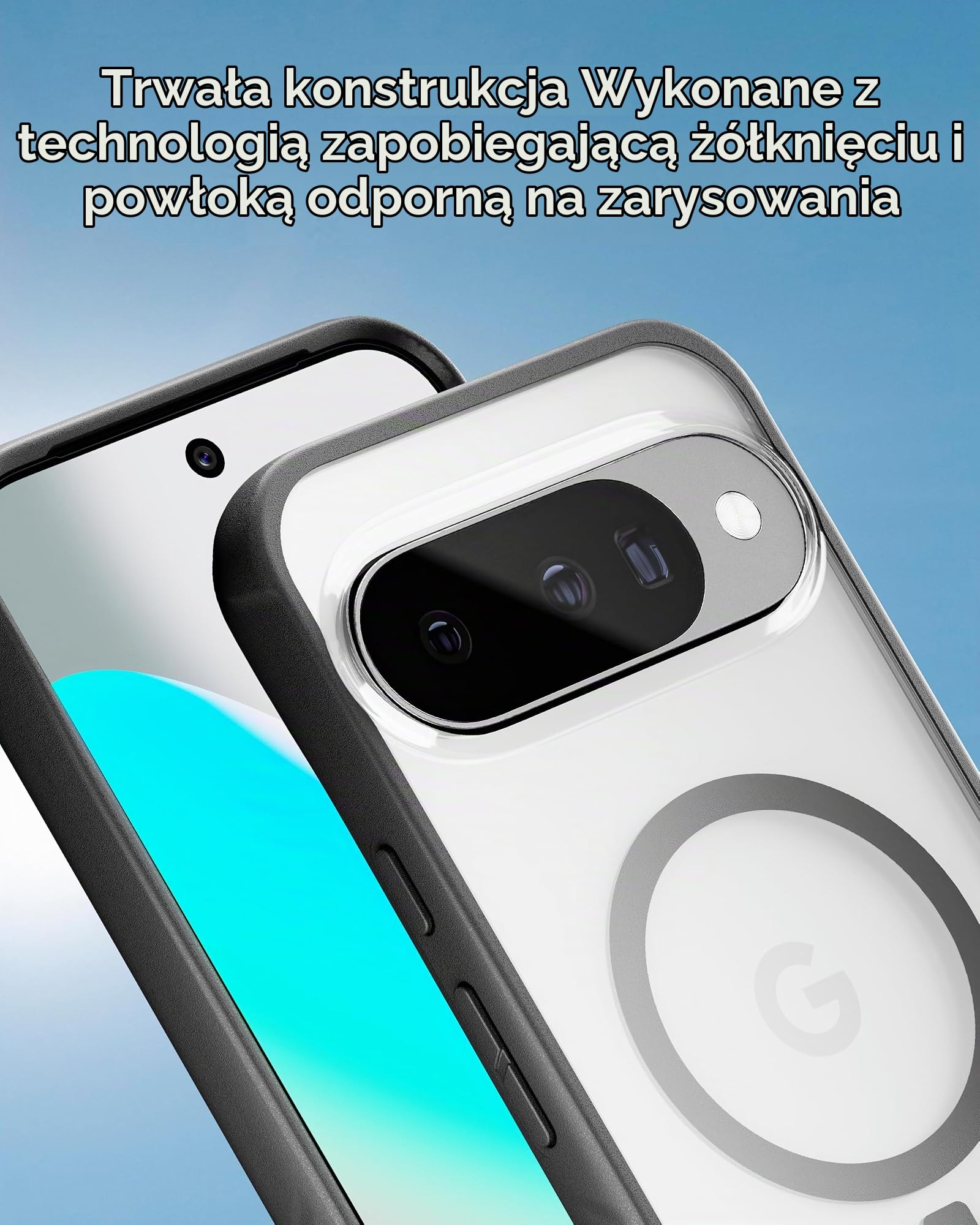 Mous Przezroczyste etui do Google Pixel 10/10 Pro, kompatybilne z Magsafe, odporne na zarysowania