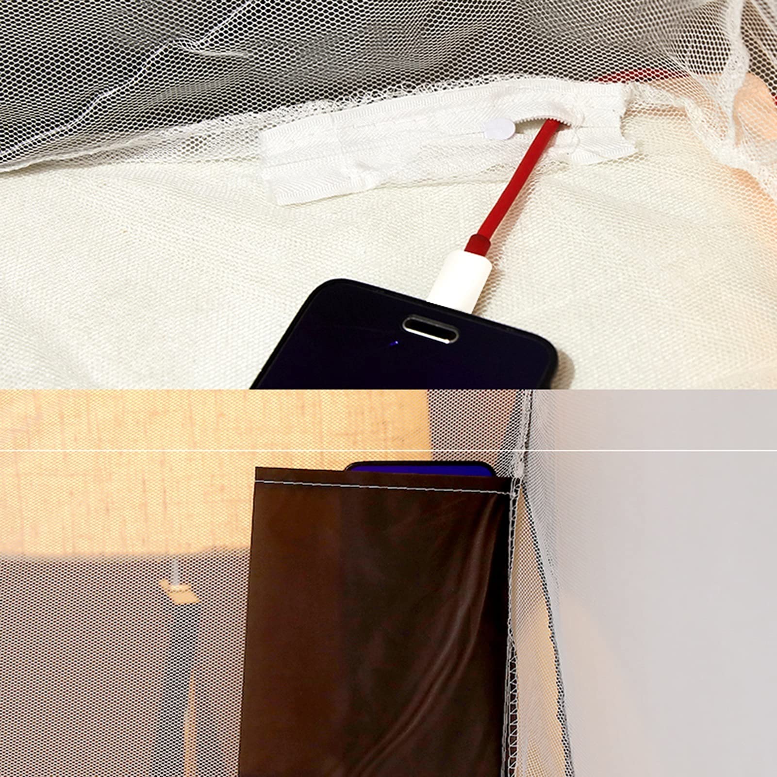 Mosquitera Plegable: mosquitera de fácil instalación, mosquitera Plegable para Cama, mosquitera portátil para Camping al Aire Libre (tamaño: 1,2 x 2 x 1,4 m).