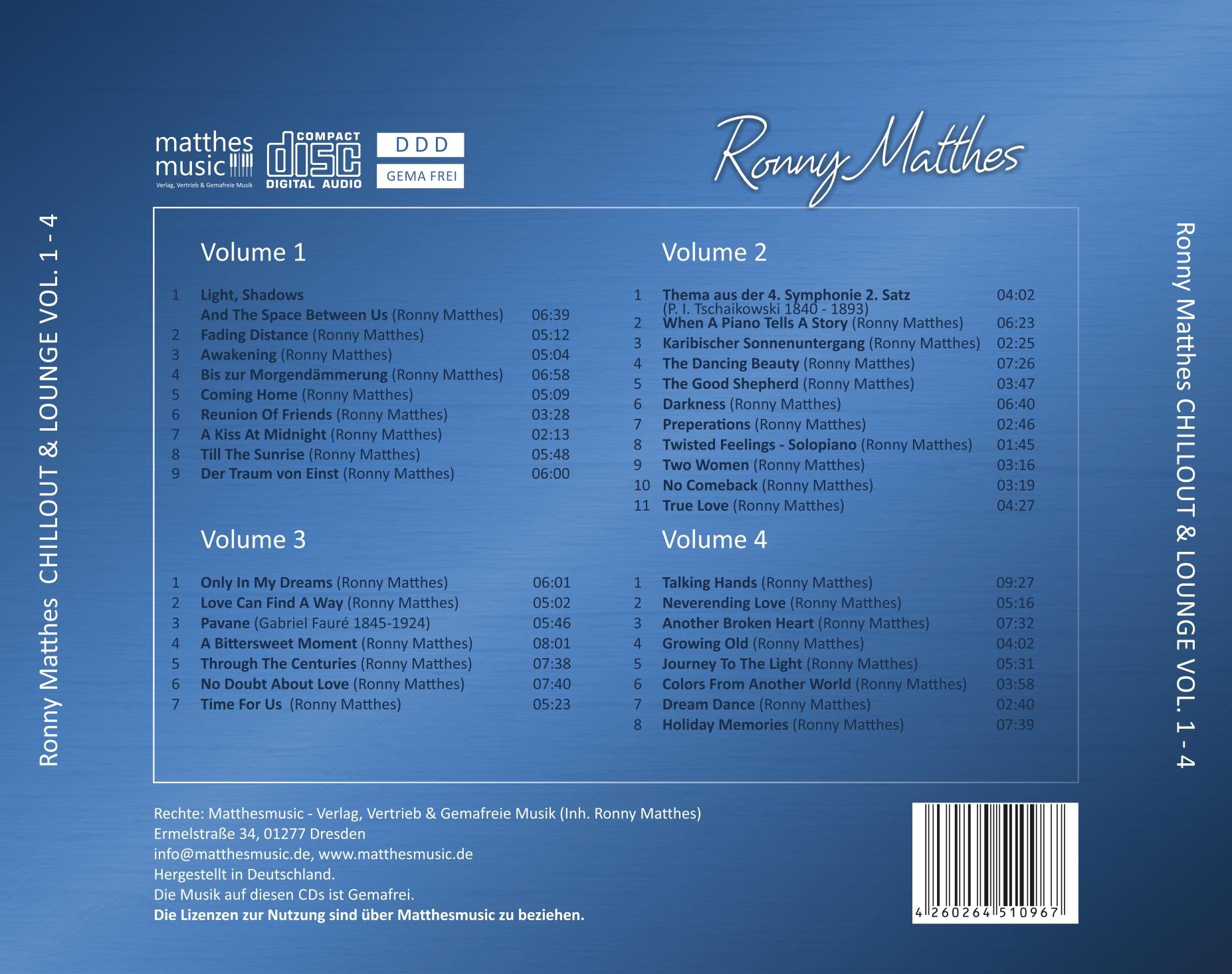 Chillout & Lounge (1-4),Gemafreie Musik