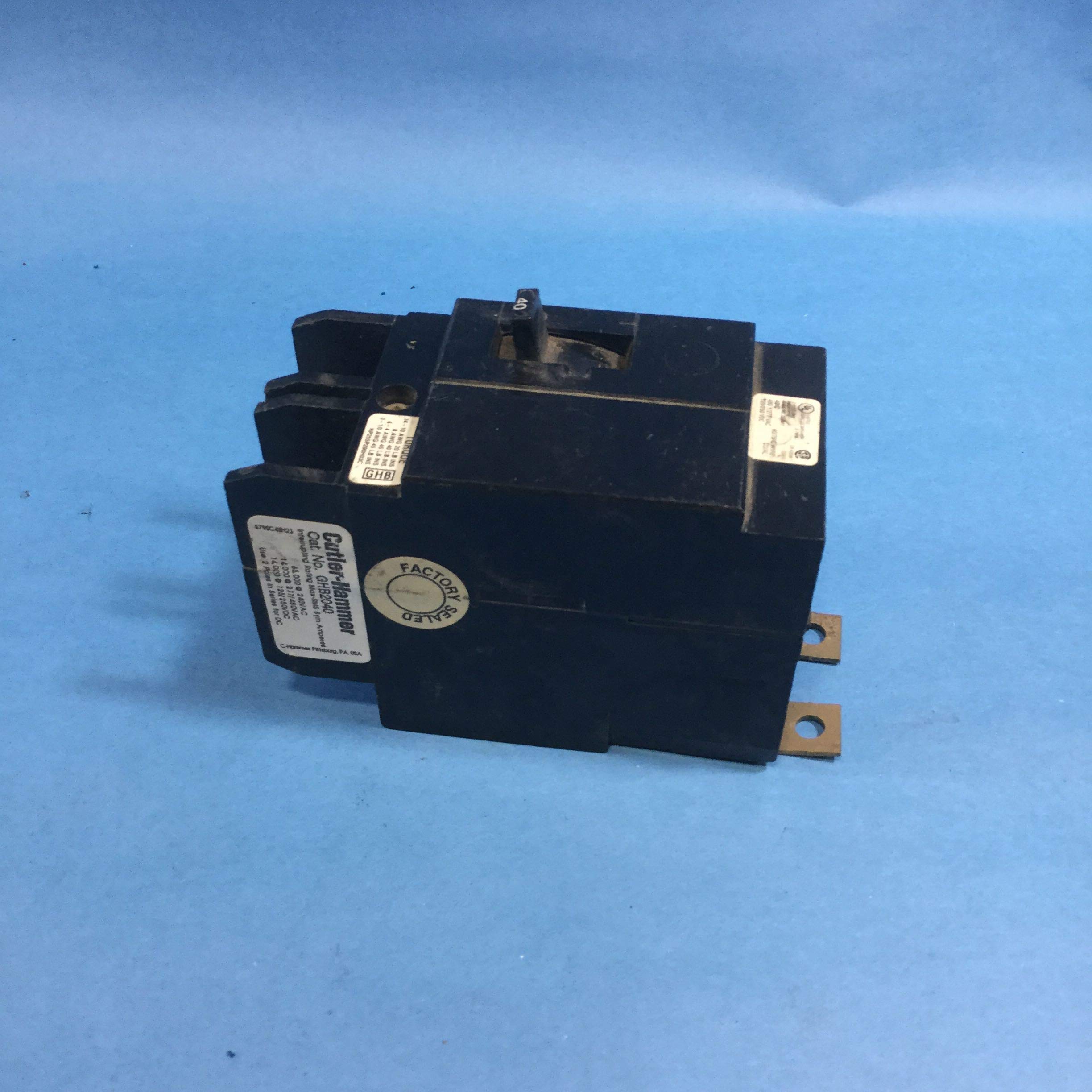 Cutler Hammer GHB2040 40Amp 2 Pole Circuit Breaker